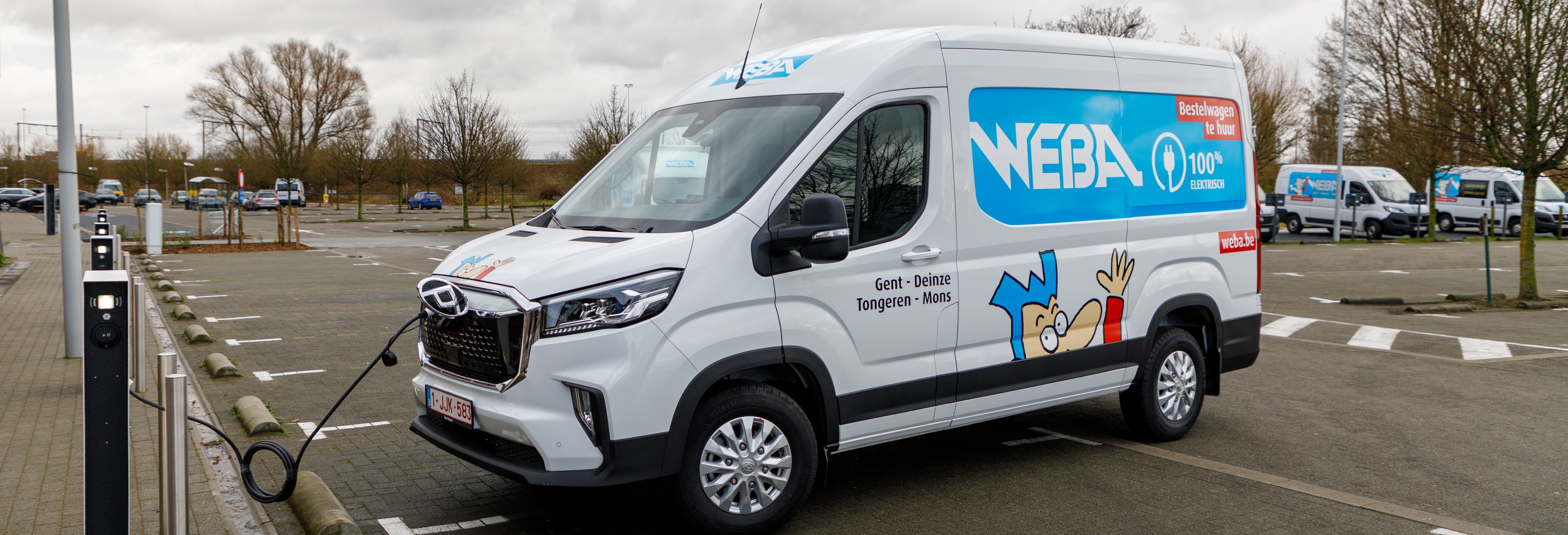 WEBA Gent rijdt de toekomst in met twee elektrische bestelwagens