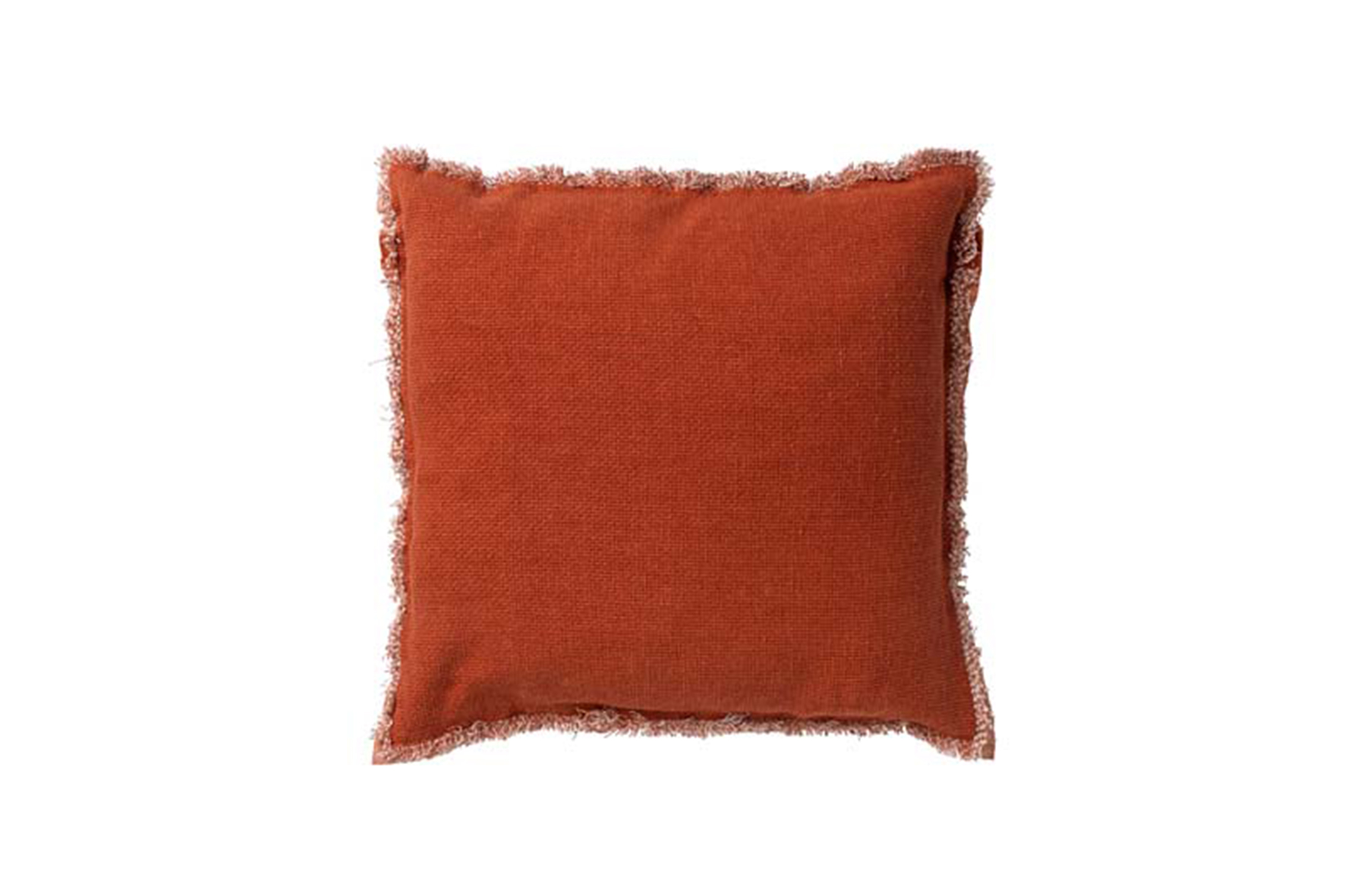 Coussin Burto 45x45cm - tissu - potters clay