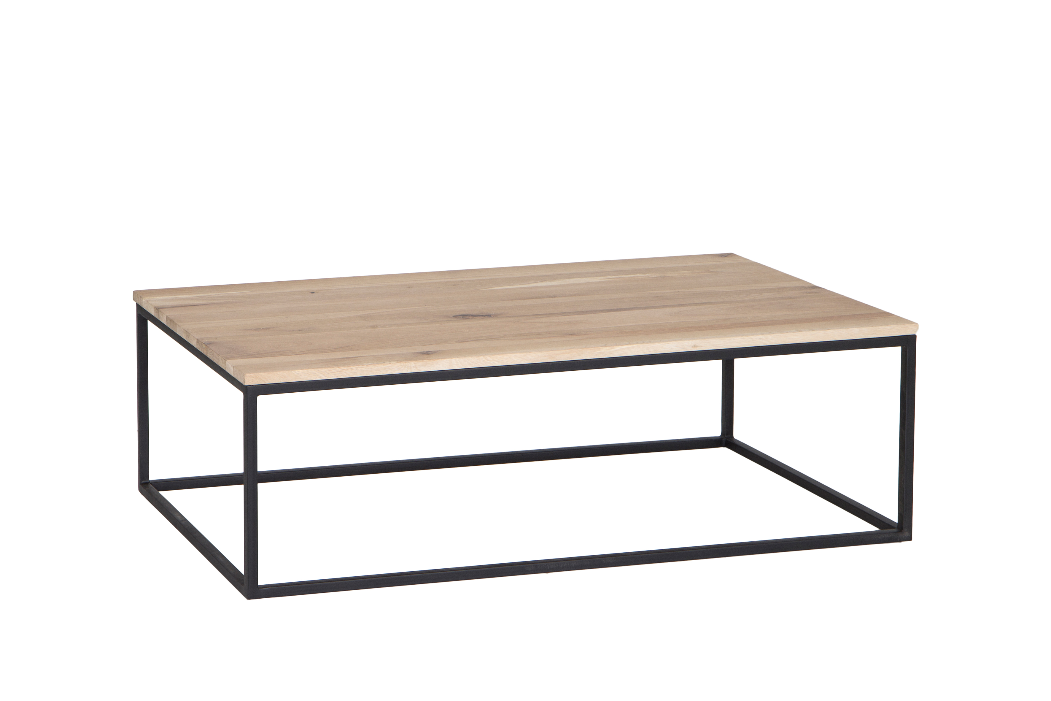 Table basse Fetich 130x70cm - chêne massif - naturel