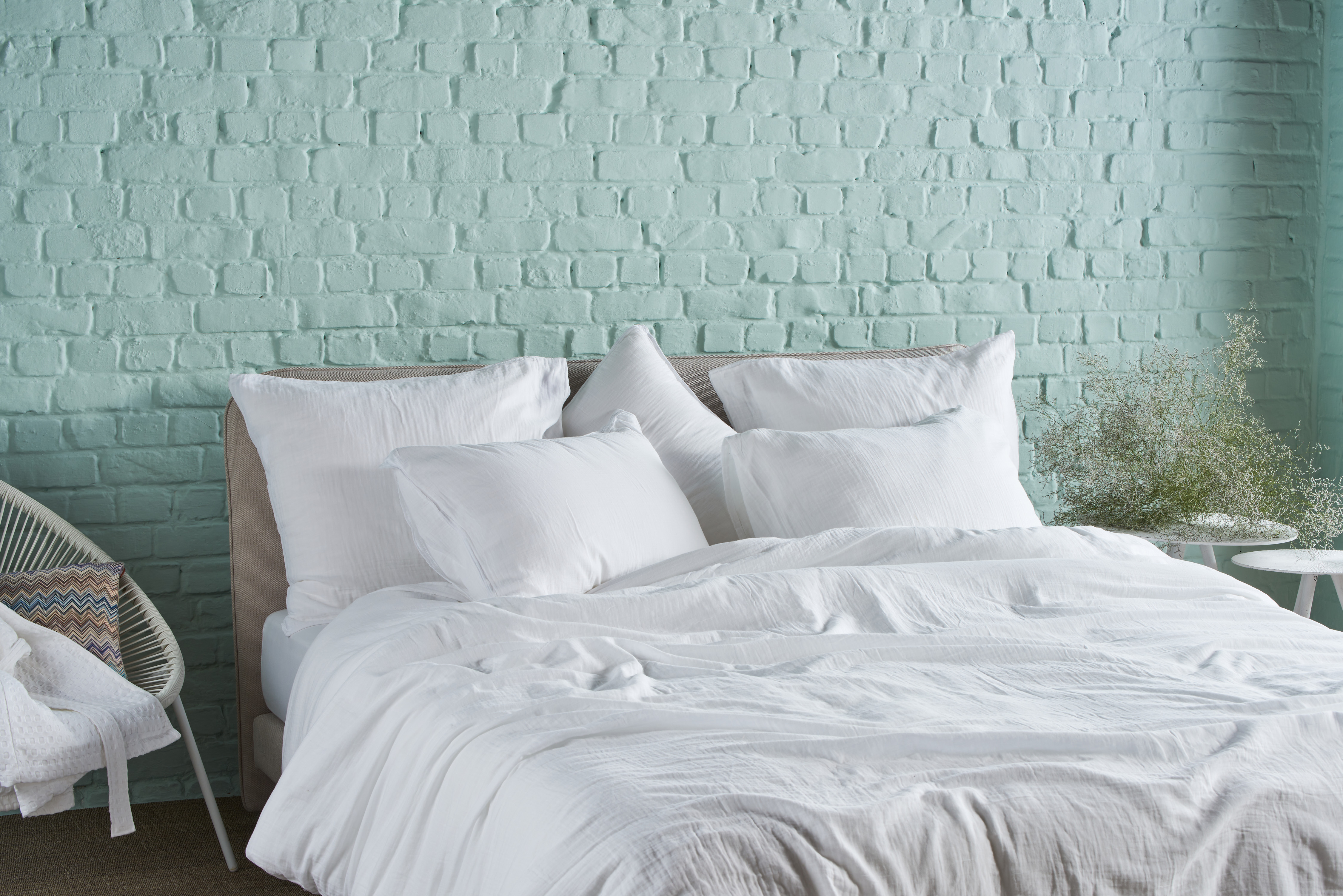 Housse de couette 140x200/220cm - tétra coton - blanc