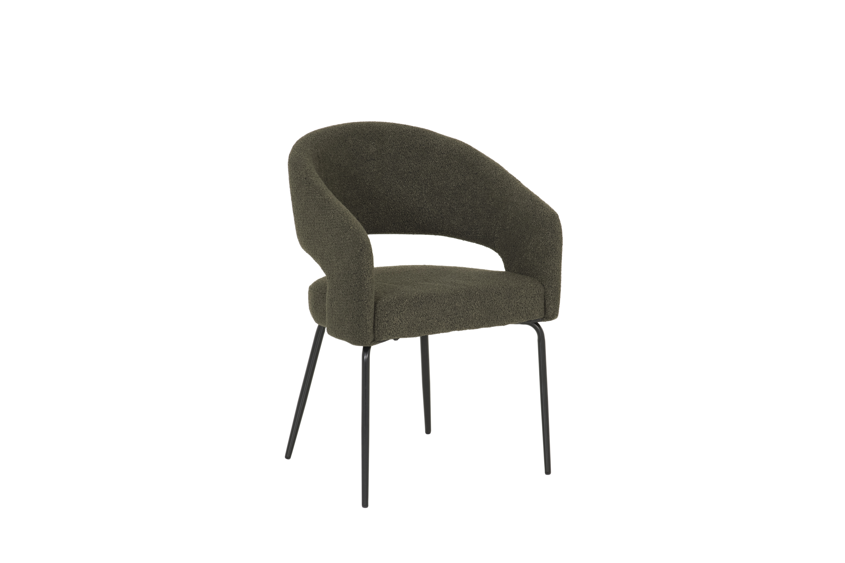 Stoel Agis 56x55x82cm - stof - groen