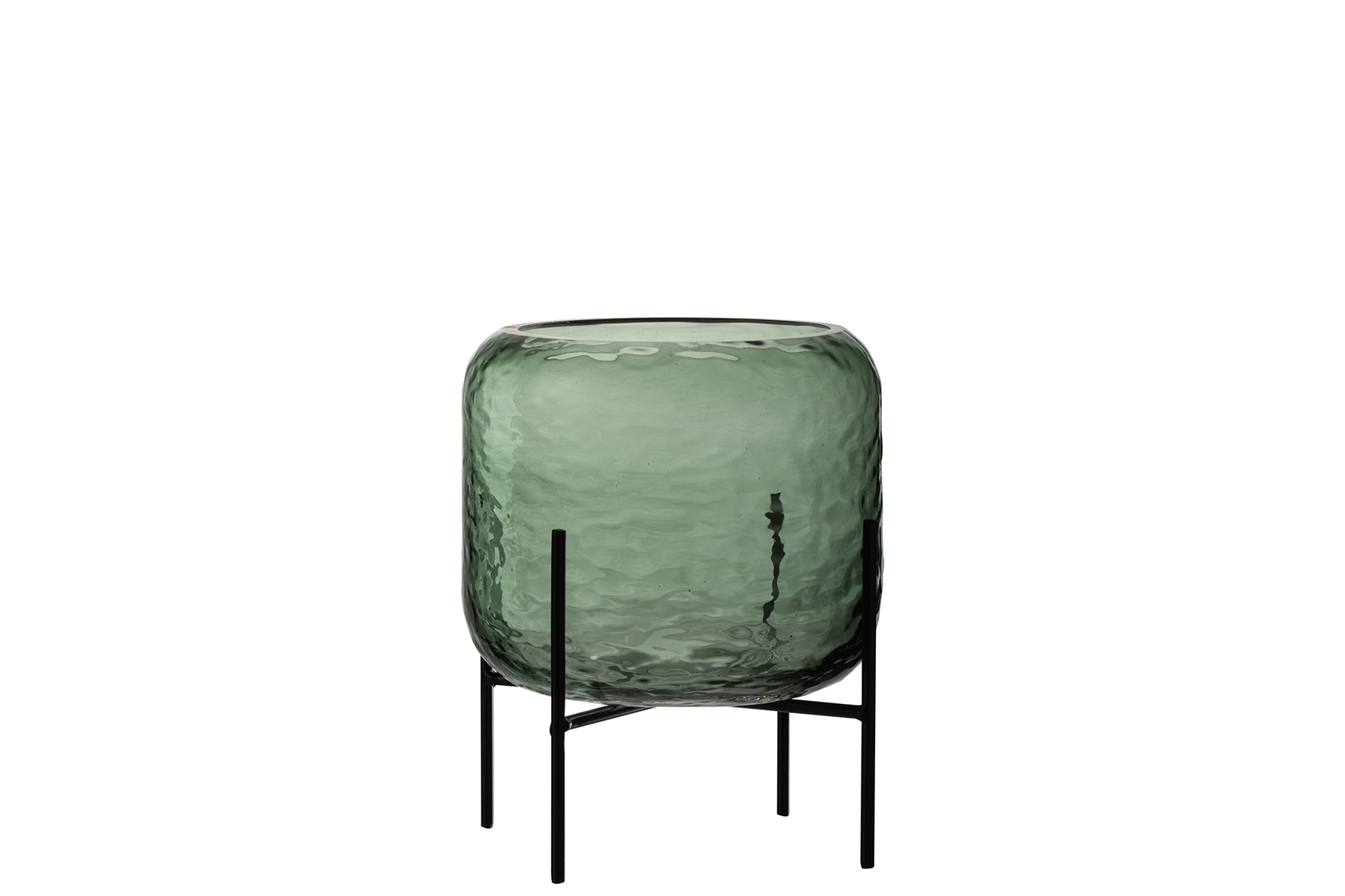 Vase Verre irrégulier H16cm