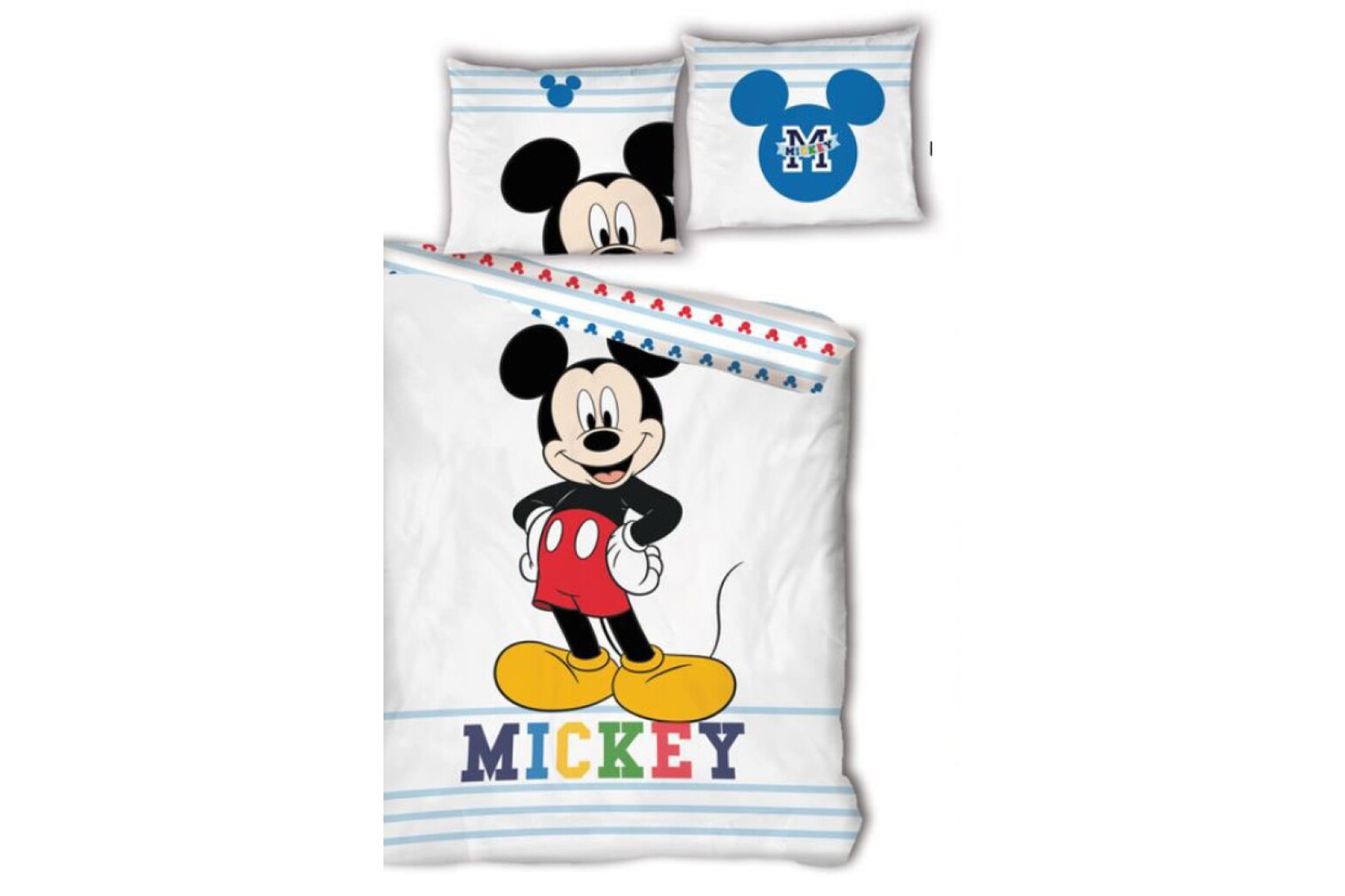 Housse de couette Mickey 140x200cm coton