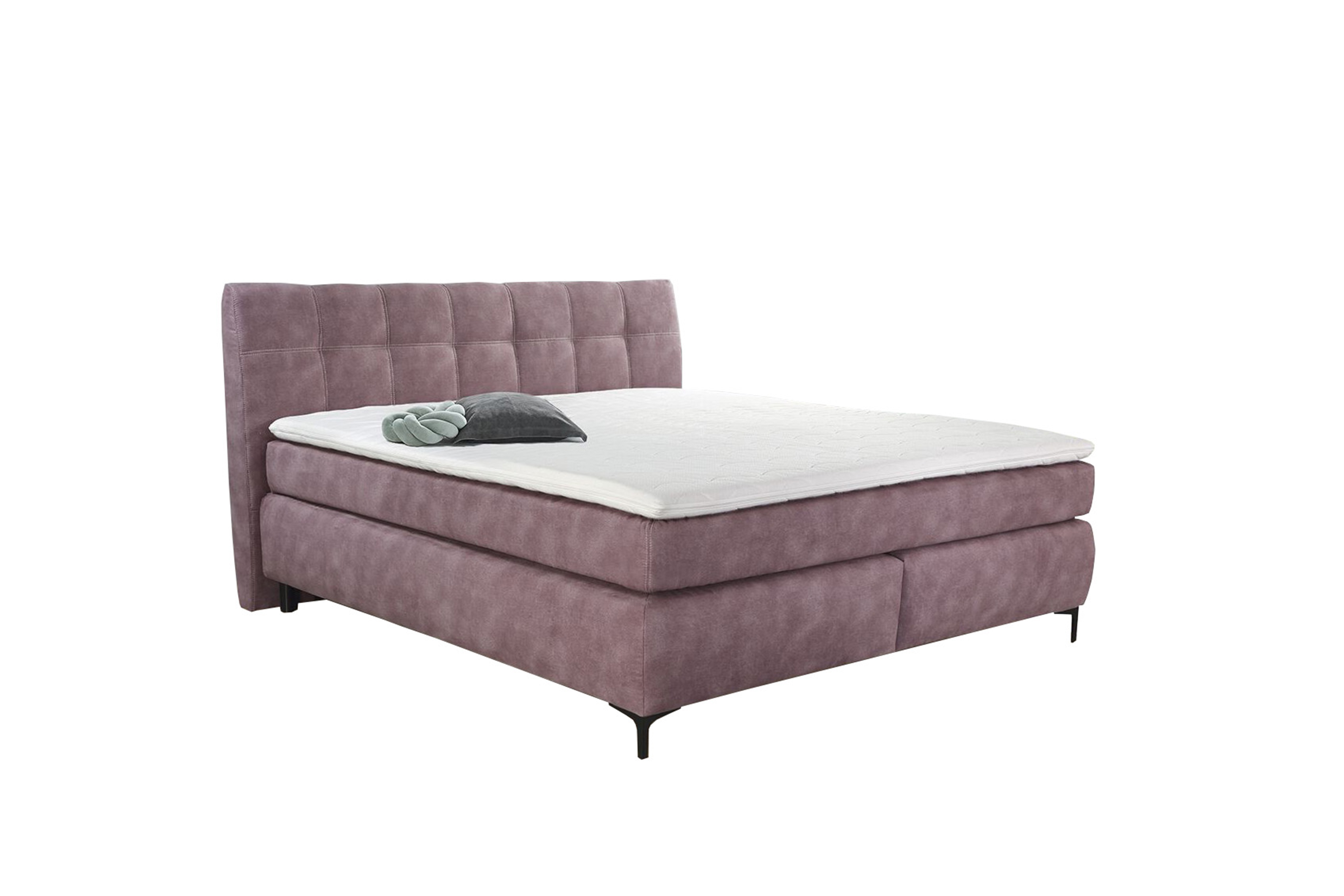Boxspring Gitta 180x200cm - stof - roze