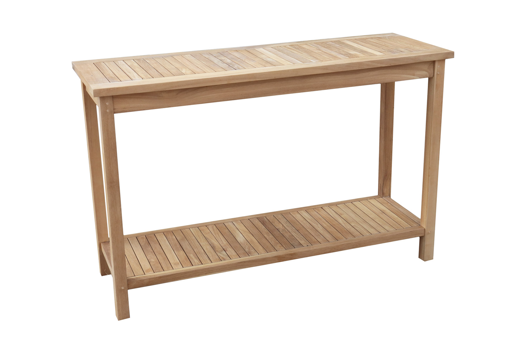 Bijzettafel Garden 120x40cm - naturel - teak massief