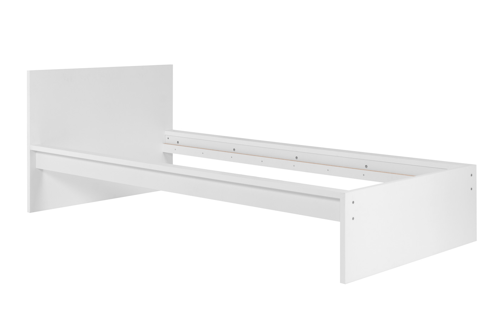 Lit Image 90x200cm - décor - blanc