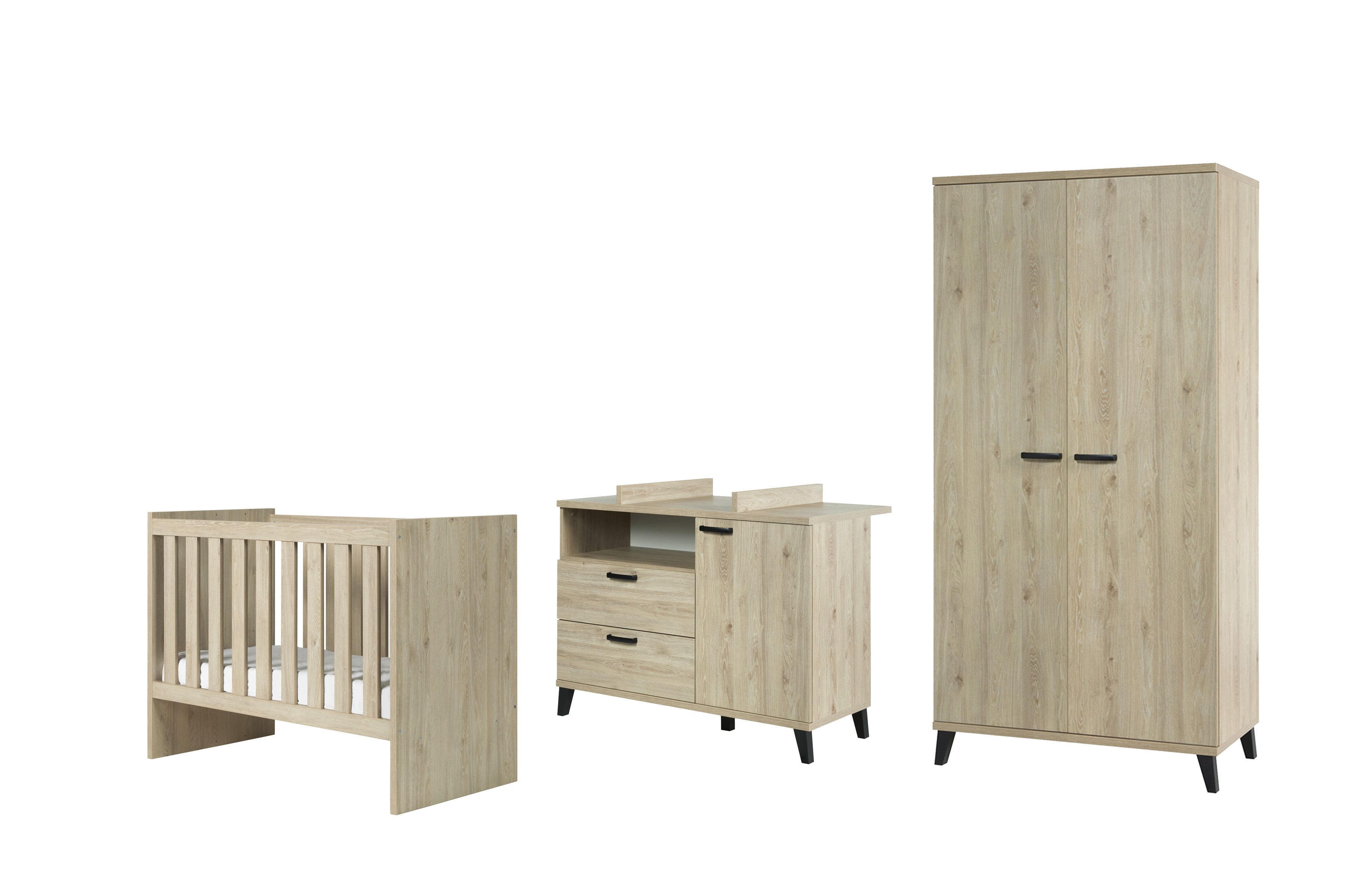 Babykamer Evy 2 met 2-deurs kast
