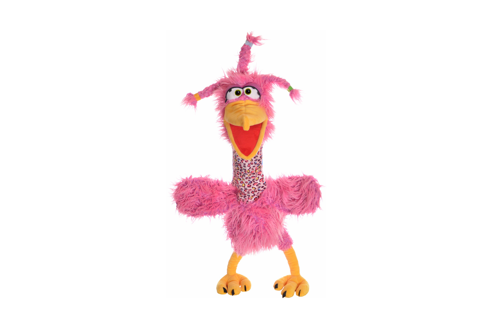 Handpop Barones Schnäppchen von Schmuggel H72cm - polyester - roze