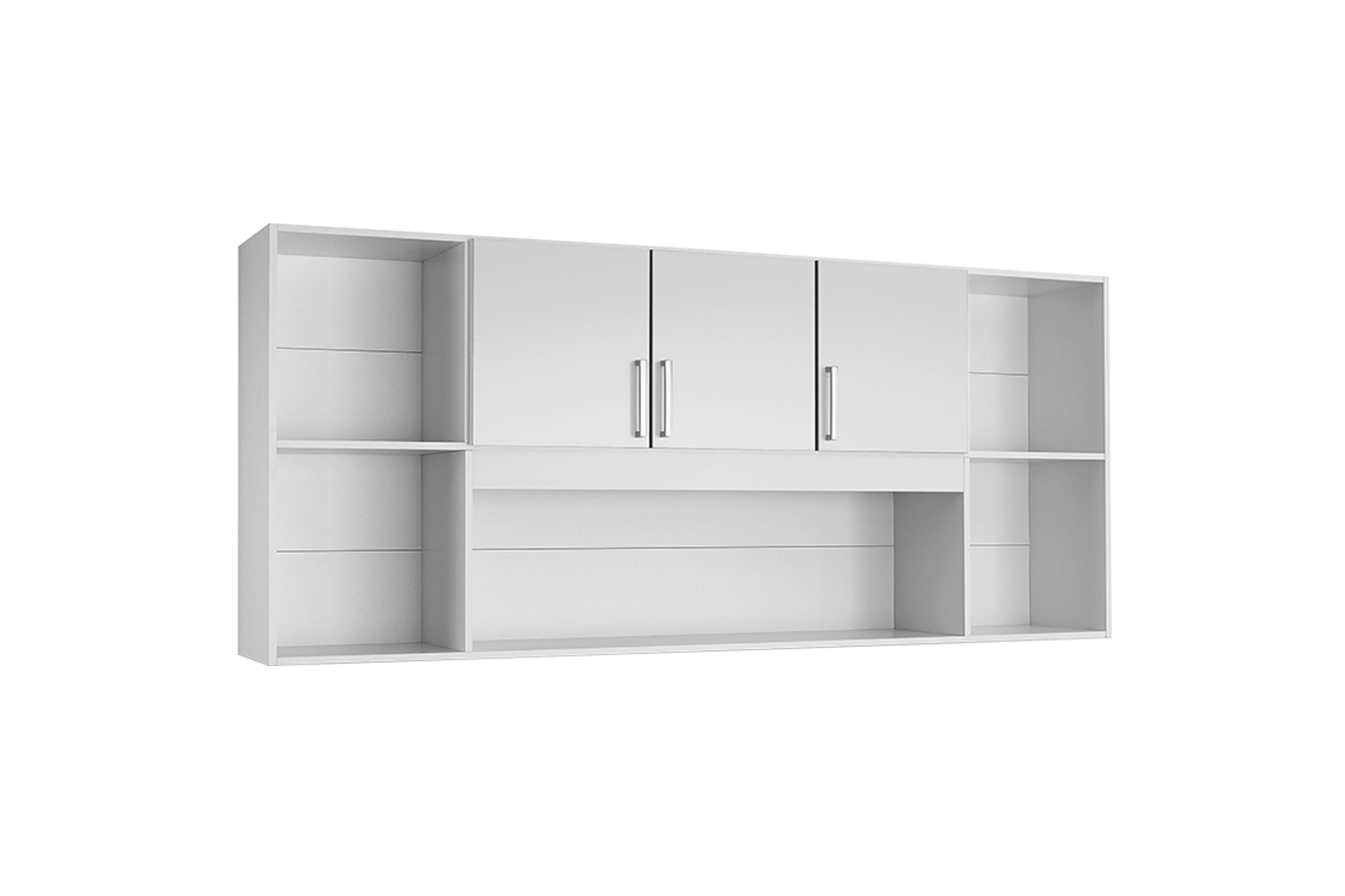 Armoire pont de lit 214x82x40cm blanc