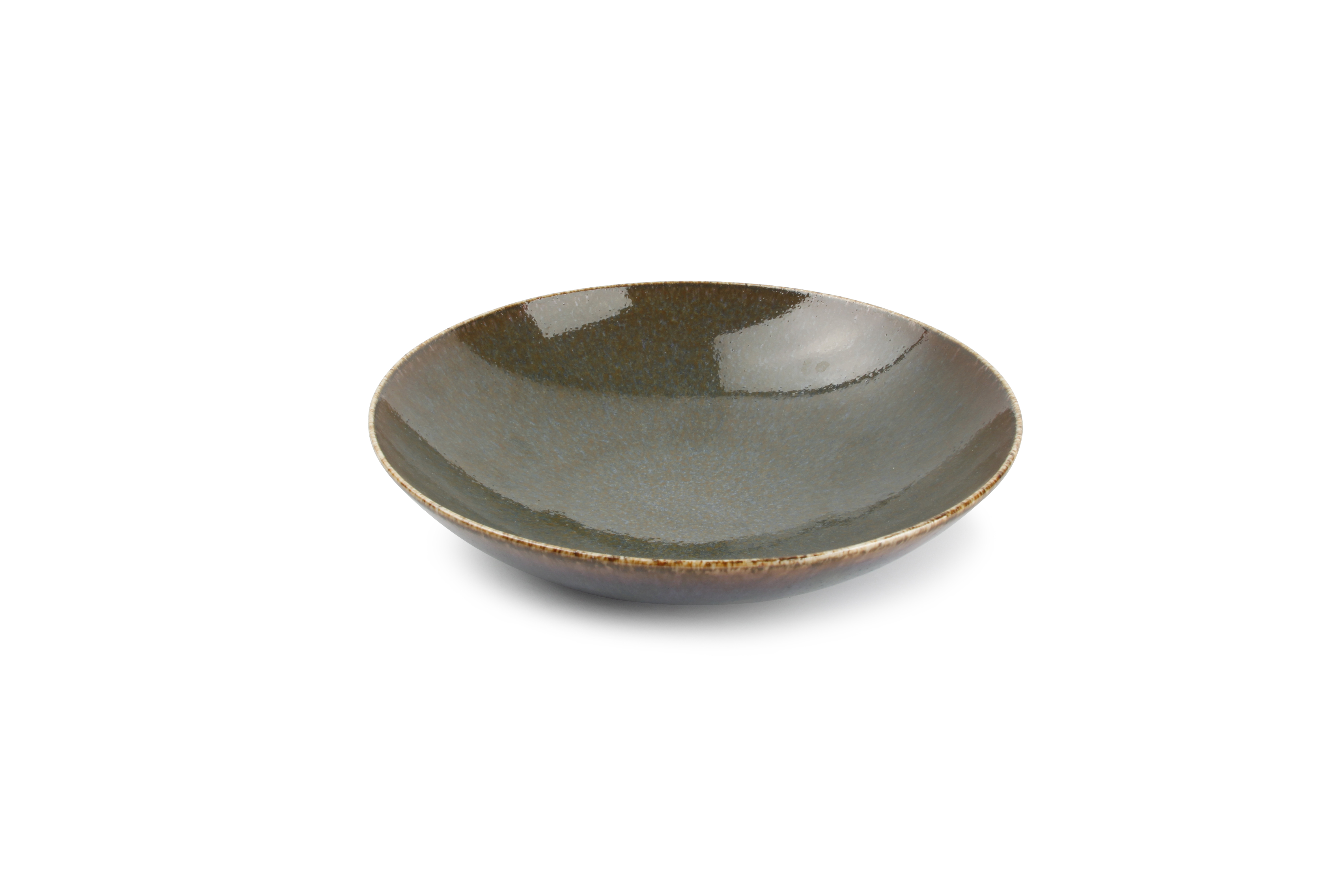 Assiette creuse Cirro  Ø21cm - porcelaine - vert