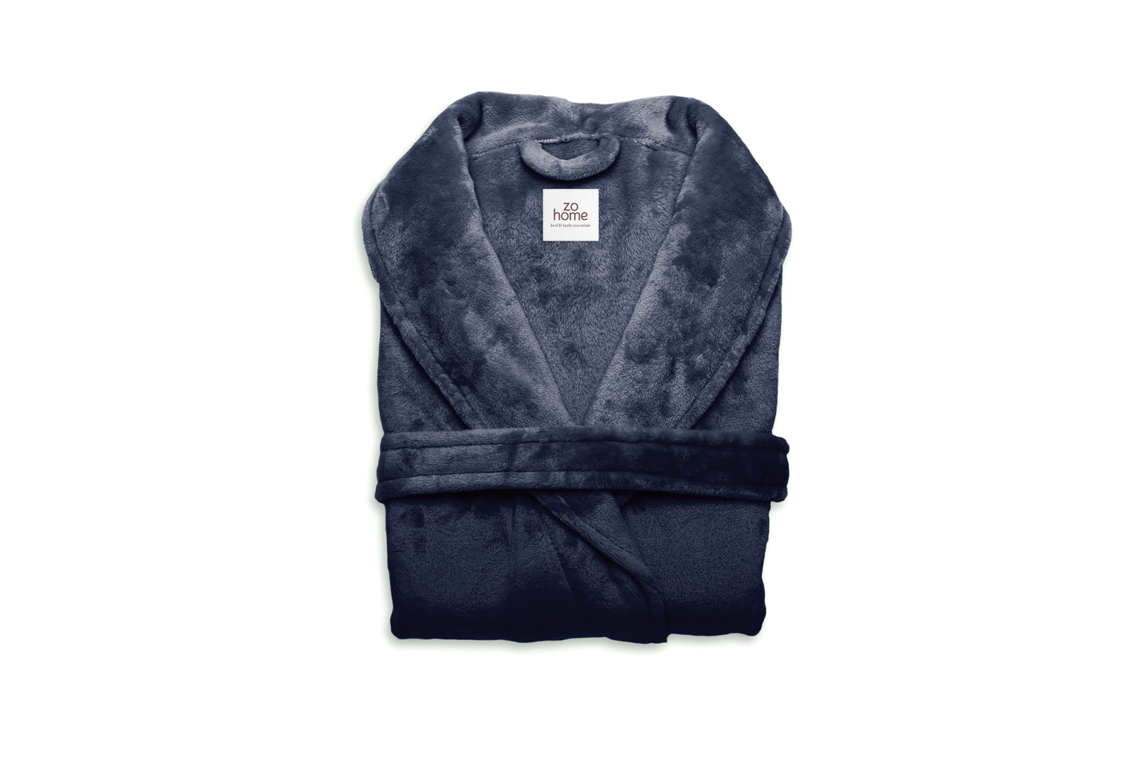 Peignoir Cara M polyester bleu marine