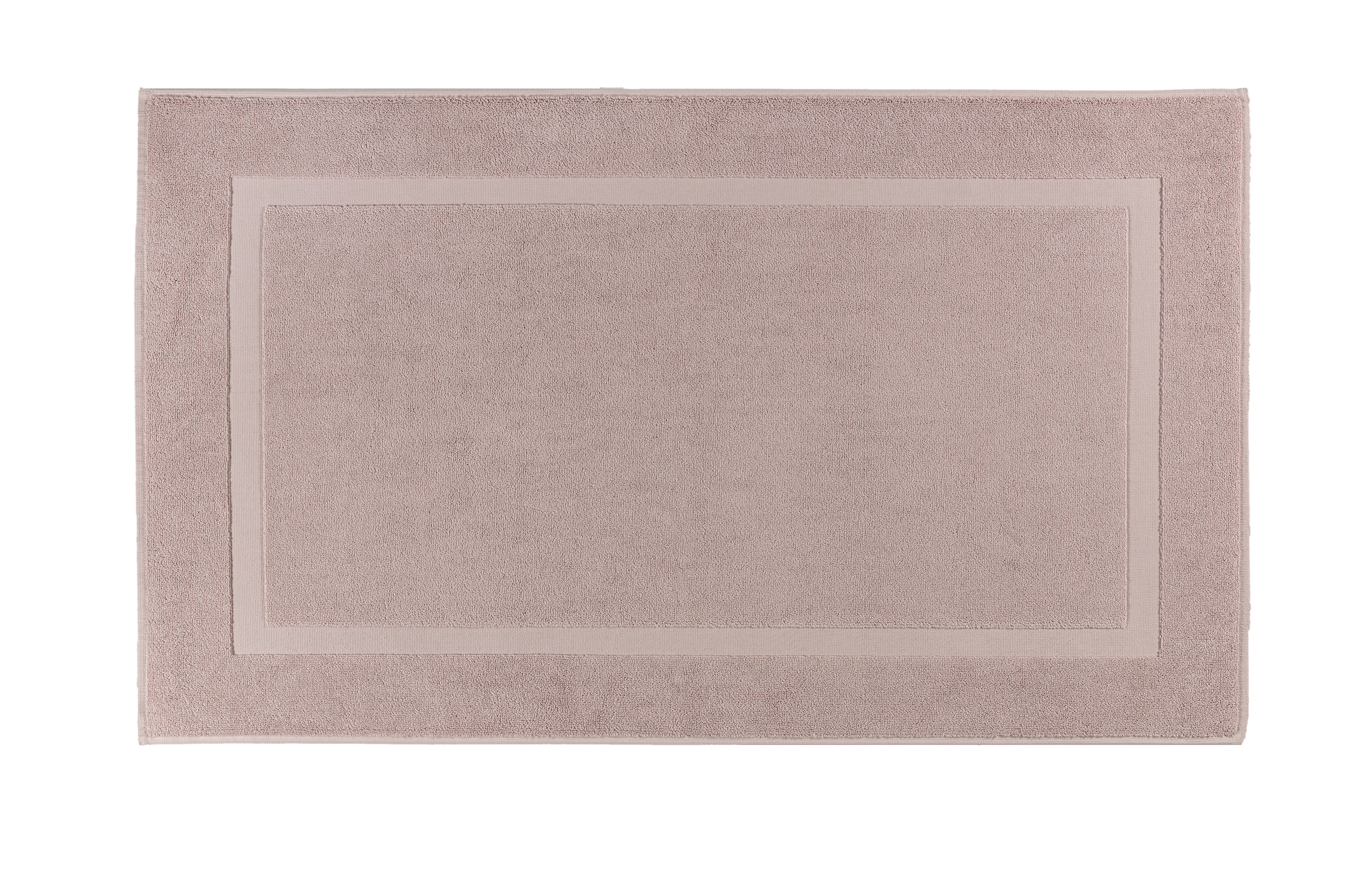 Tapis de bain Una  60x100cm - coton - misty pink