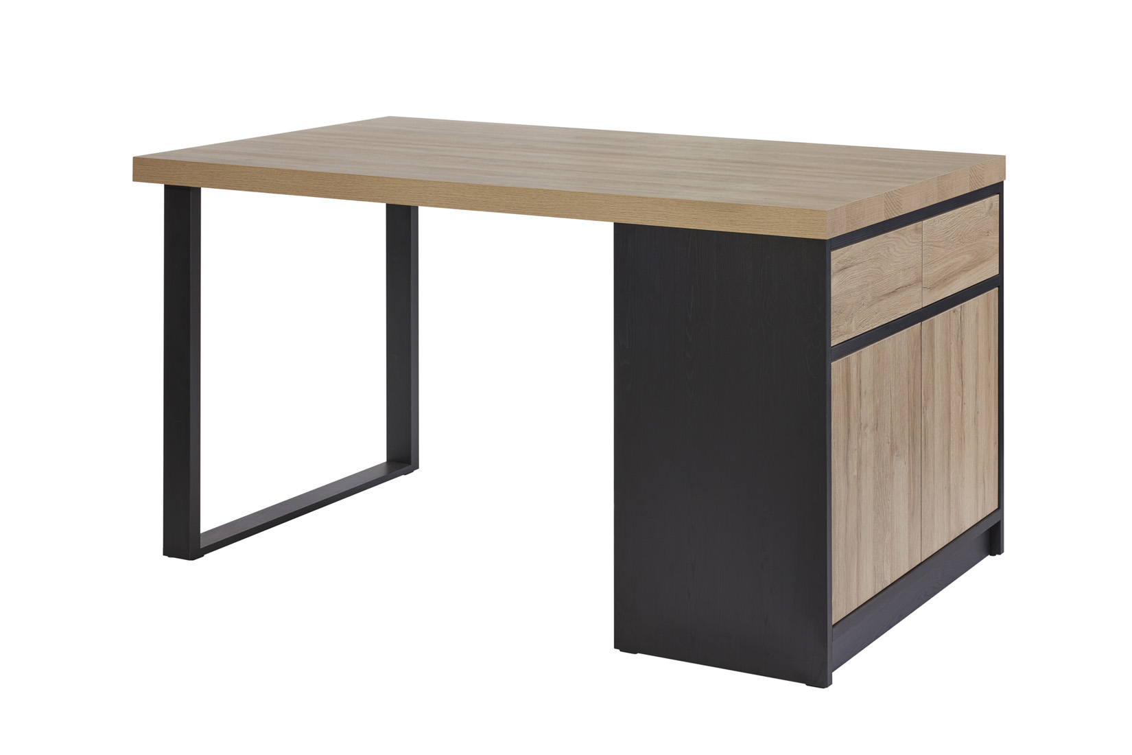 Keukeneiland Ilotfon 230x100cm - melamine - french oak & nox