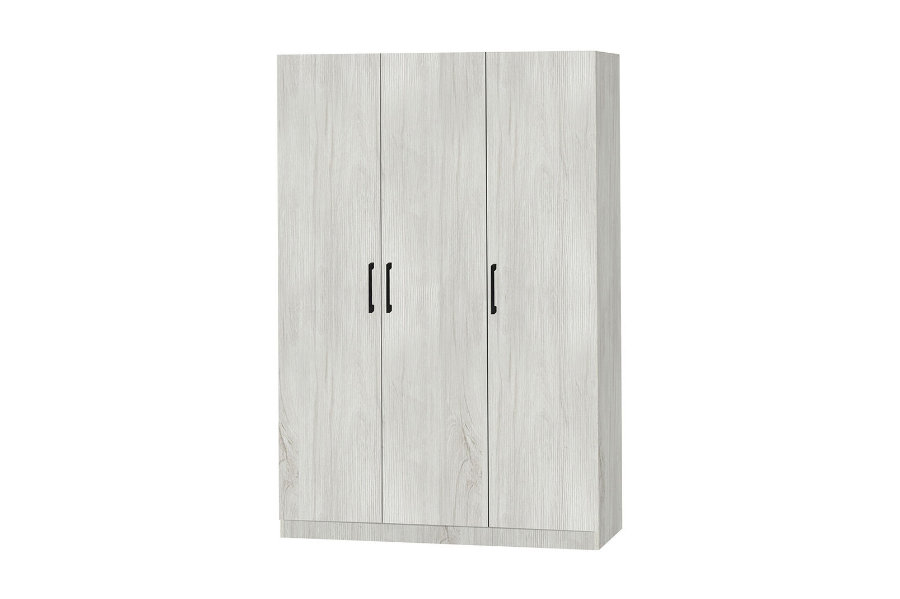 Armoire de rangement 120x40x180cm - décor - chêne blanc