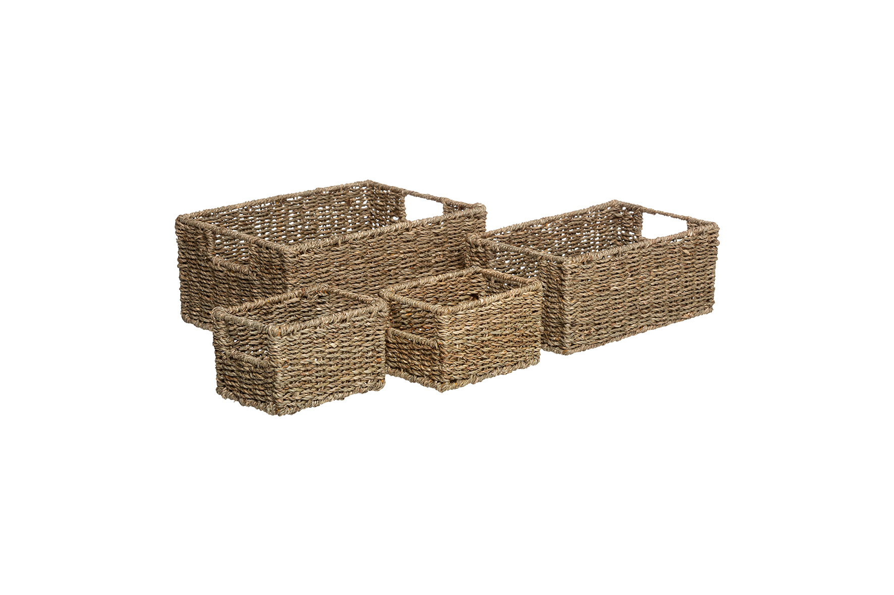 Panier Seagrass 24x32x14cm lot de 4