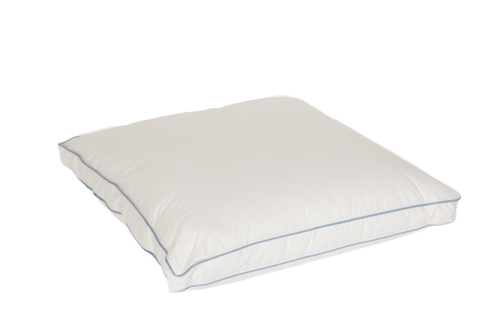 Hoofdkussen Boxmodel 55x55cm - percale katoen - wit