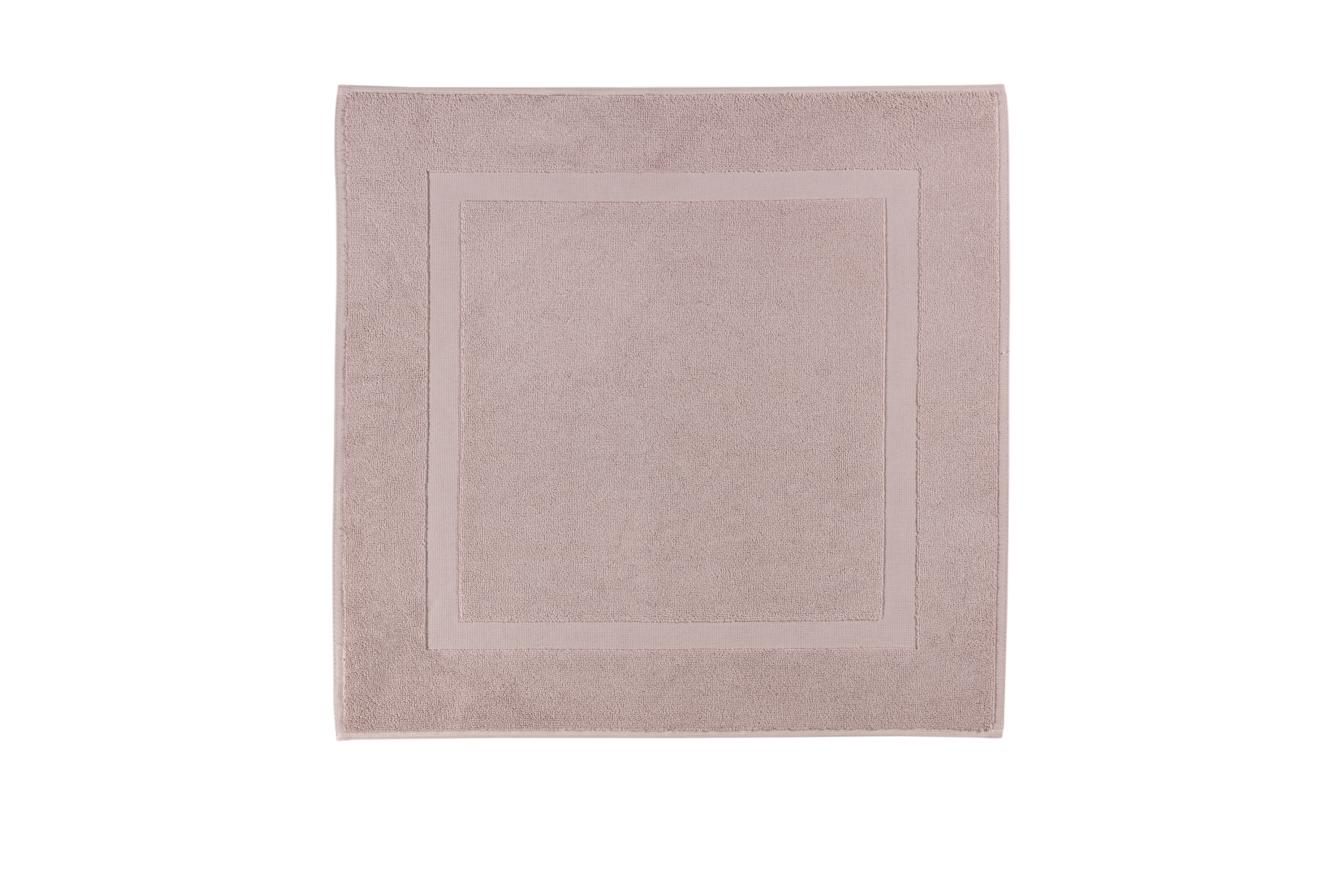 Tapis de bain Una 60x60cm - coton - misty pink