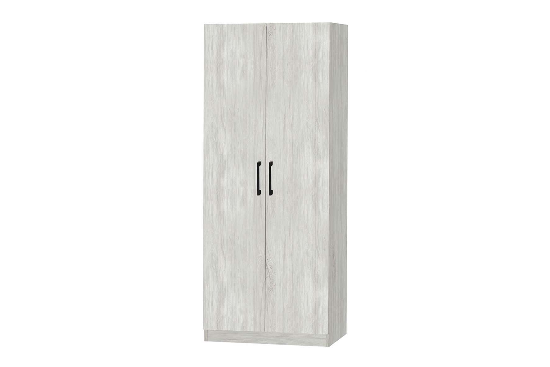 Armoire de rangement 60x40x180cm - décor - chêne blanc