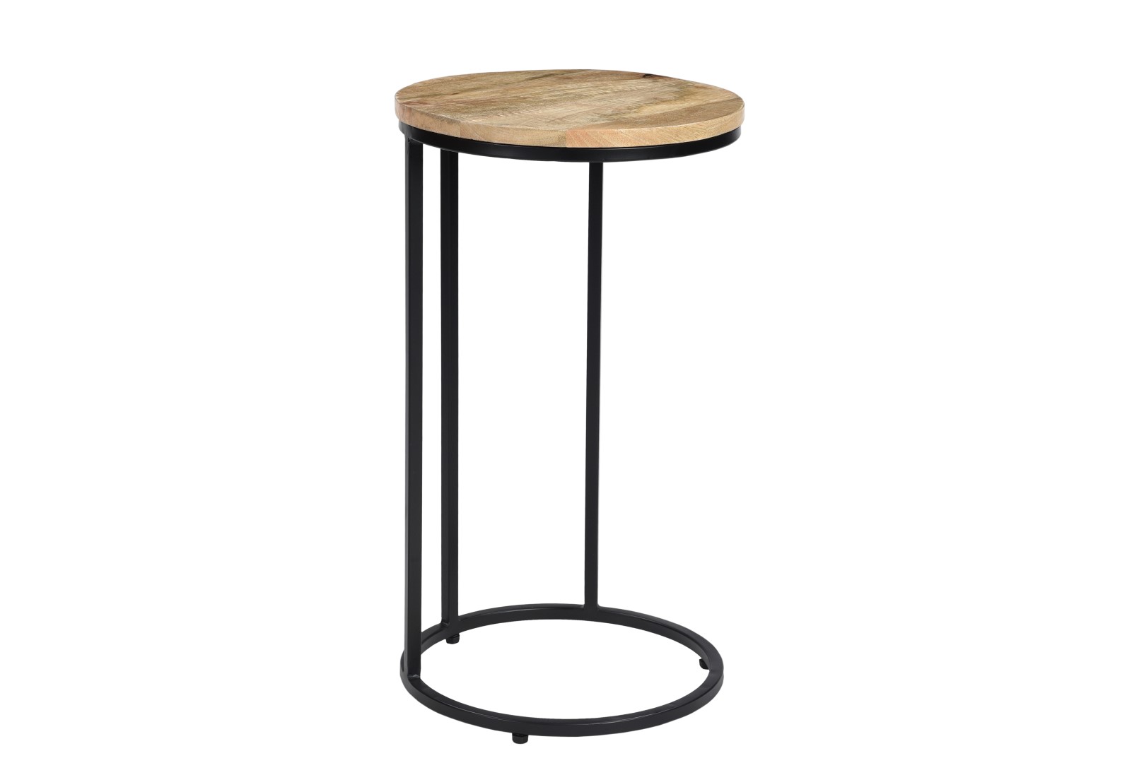 Table d'appoint Romy Ø35cm - manguier massif - naturel