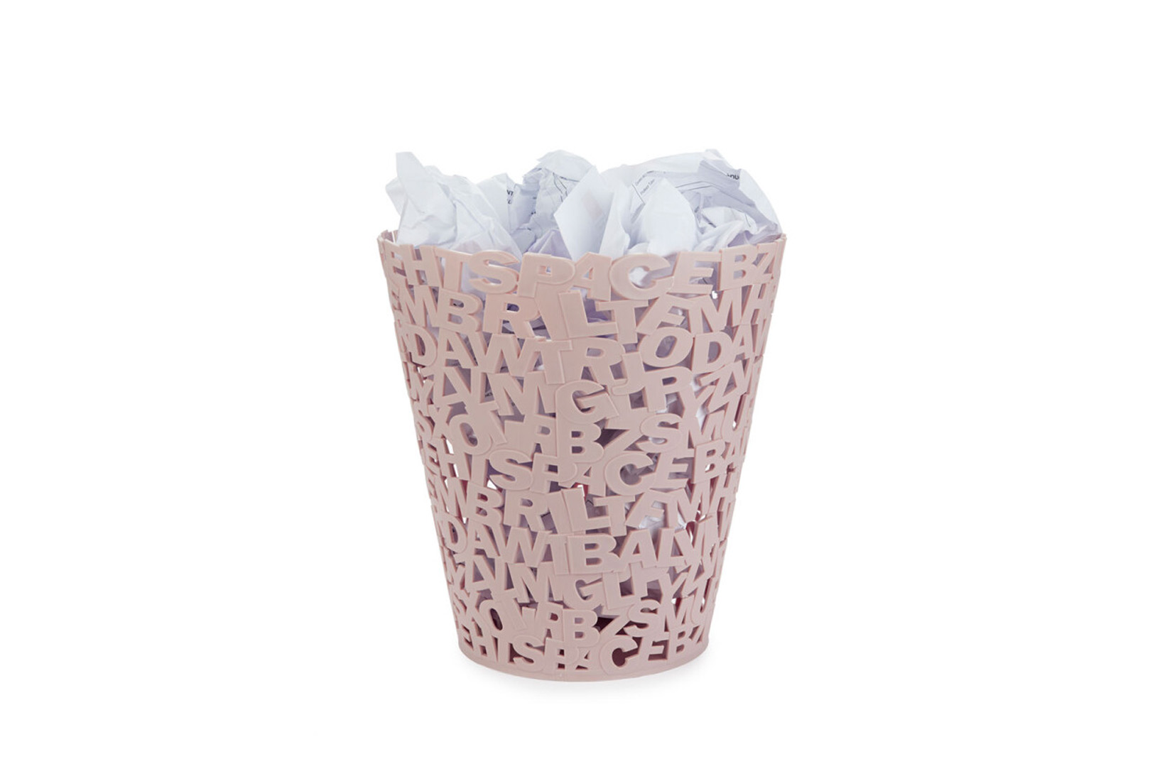Papiermand Letters Ø28,5x30cm roze