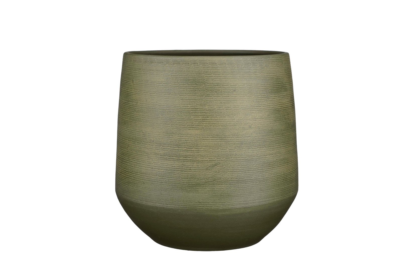 Cache-pot Evora H39cm - terre cuite - vert