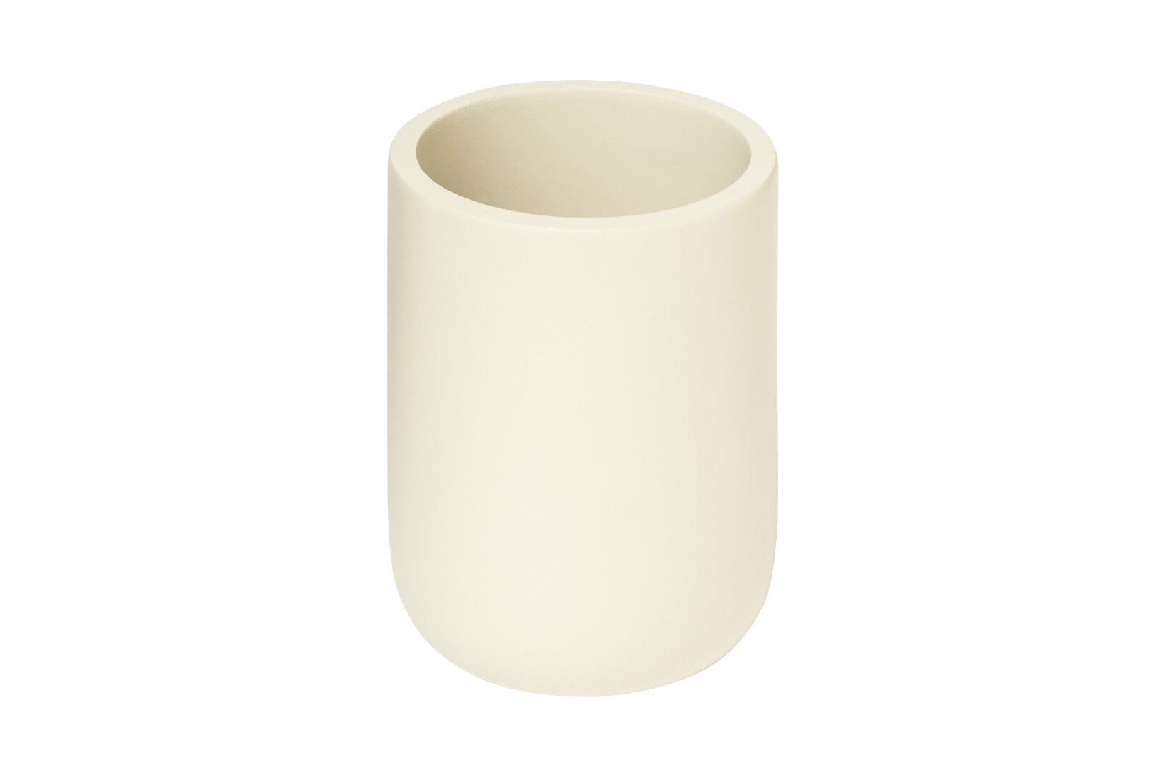 Beker Duo Ø7,2x10,1cm - polystone - ivoor