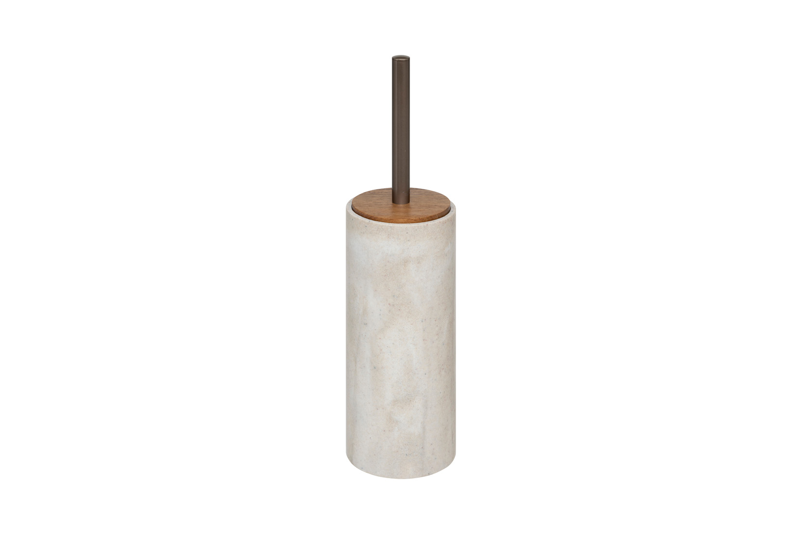 Wc-borstel Come Ø9,6x37cm - polystone - beige