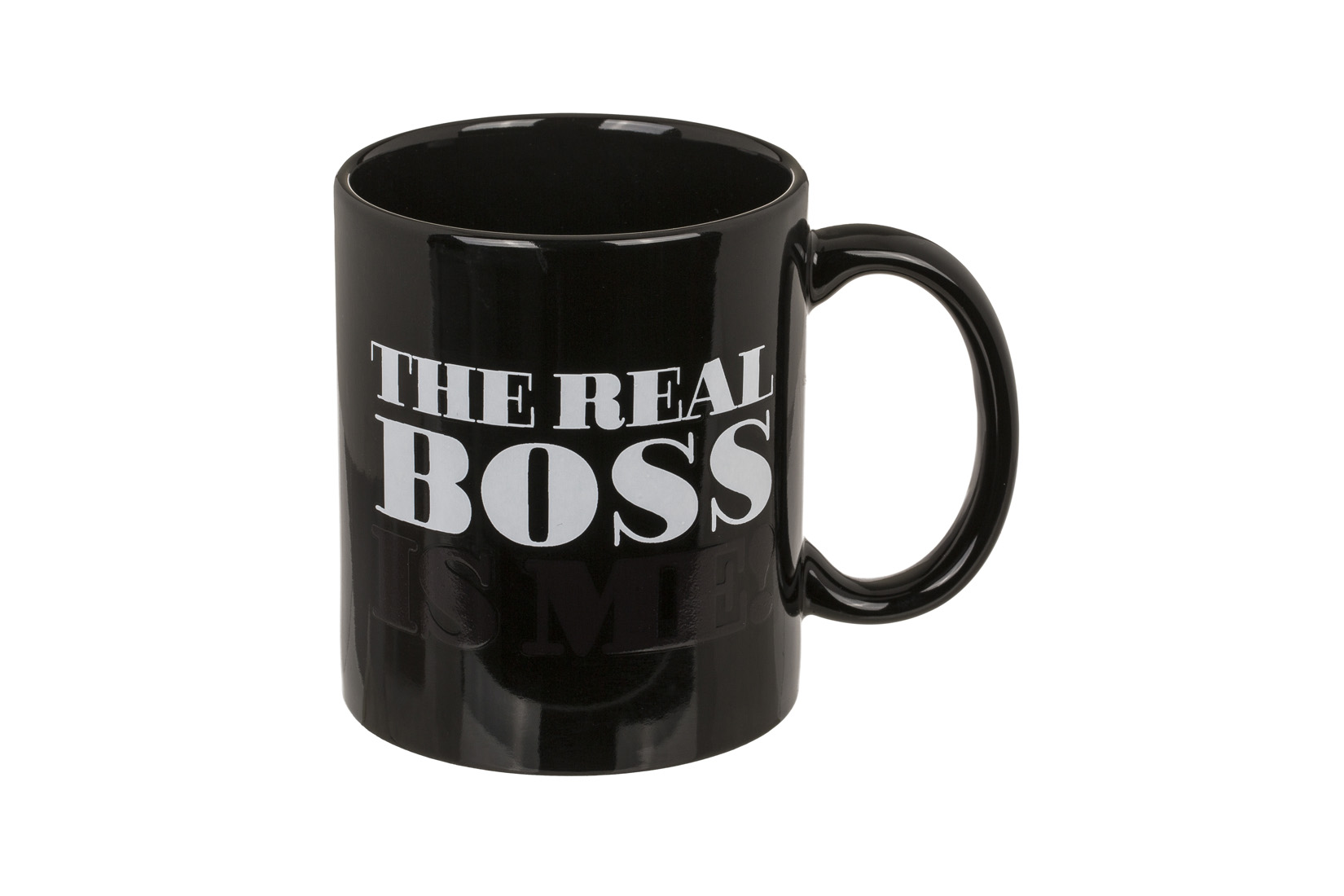 Mok The Real Boss 32,5cl - keramiek - zwart
