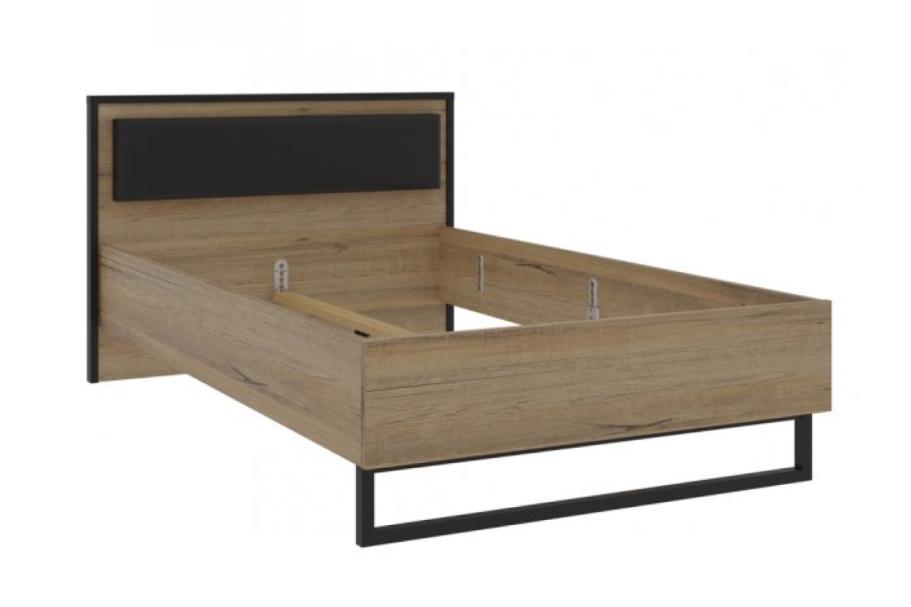 Bed 120x200cm - decor - bartex eik