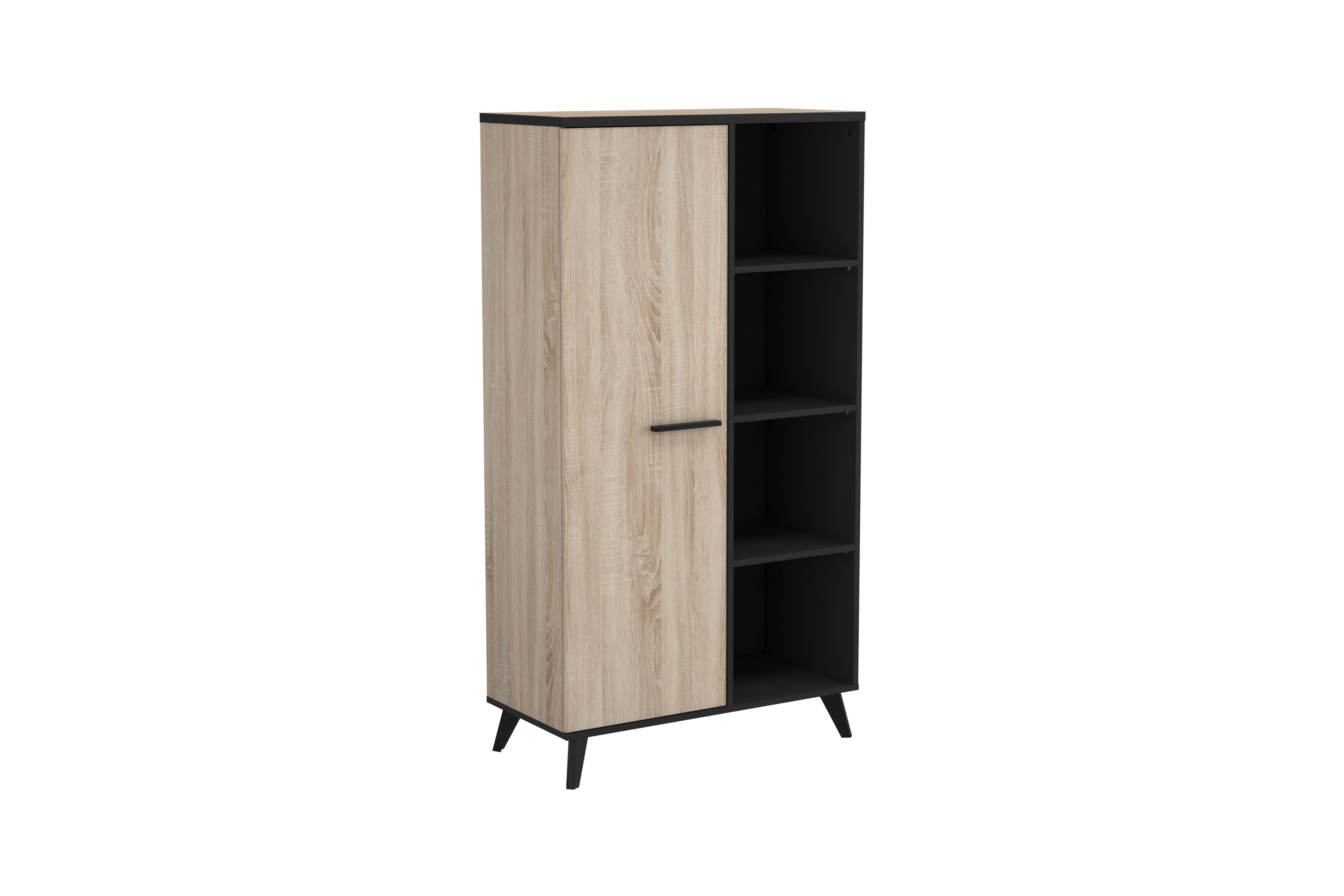 Meuble Bar Wayne 83cm - décor - noir