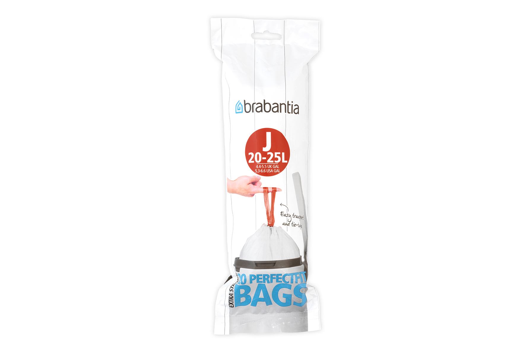 Sac poubelle Brabantia 20-25L Taille J 10 pièces