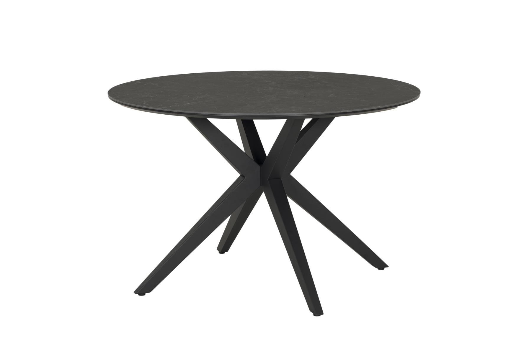 Ronde tafel Okapi Ø120cm - MDF - donkergrijs