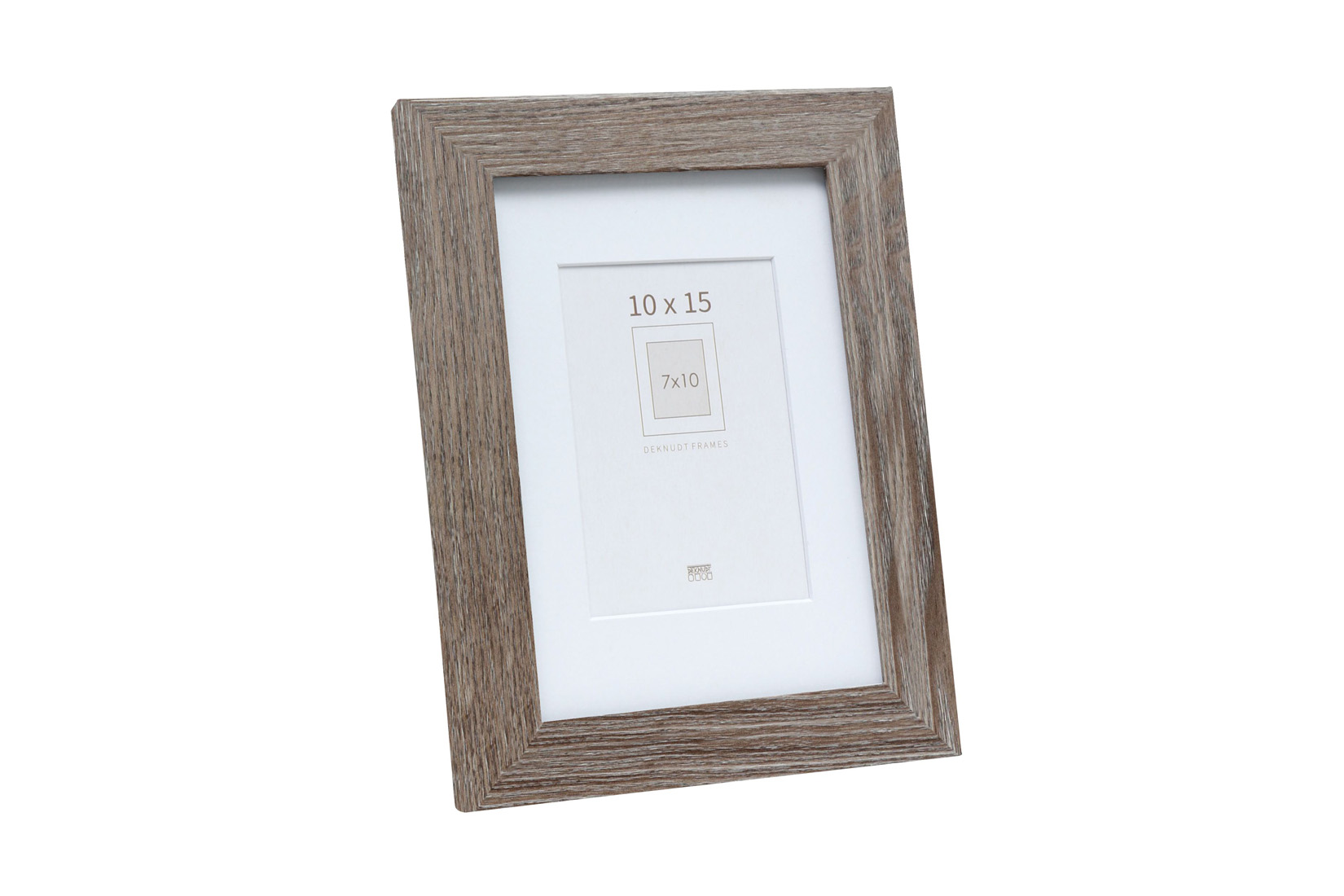 Fotokader S66KH3P1  15x10cm - hout & glas - grijze eik