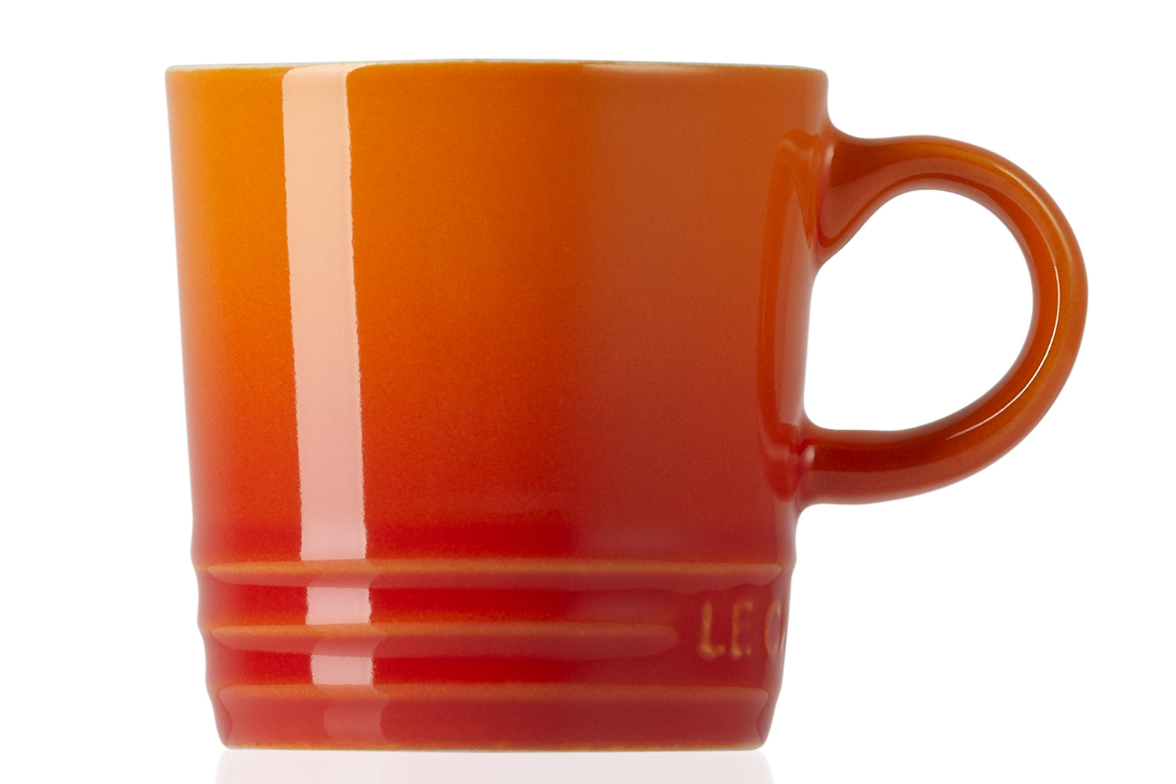 Espressokopje Le Creuset 10cl oranjerood