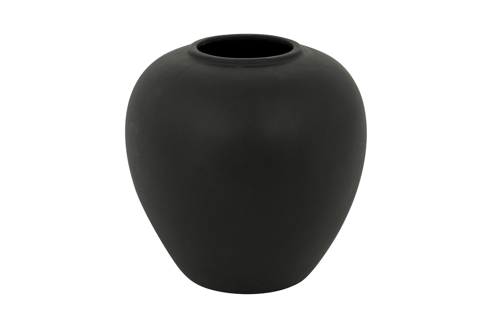 Vaas Rily H22cm - keramiek - zwart