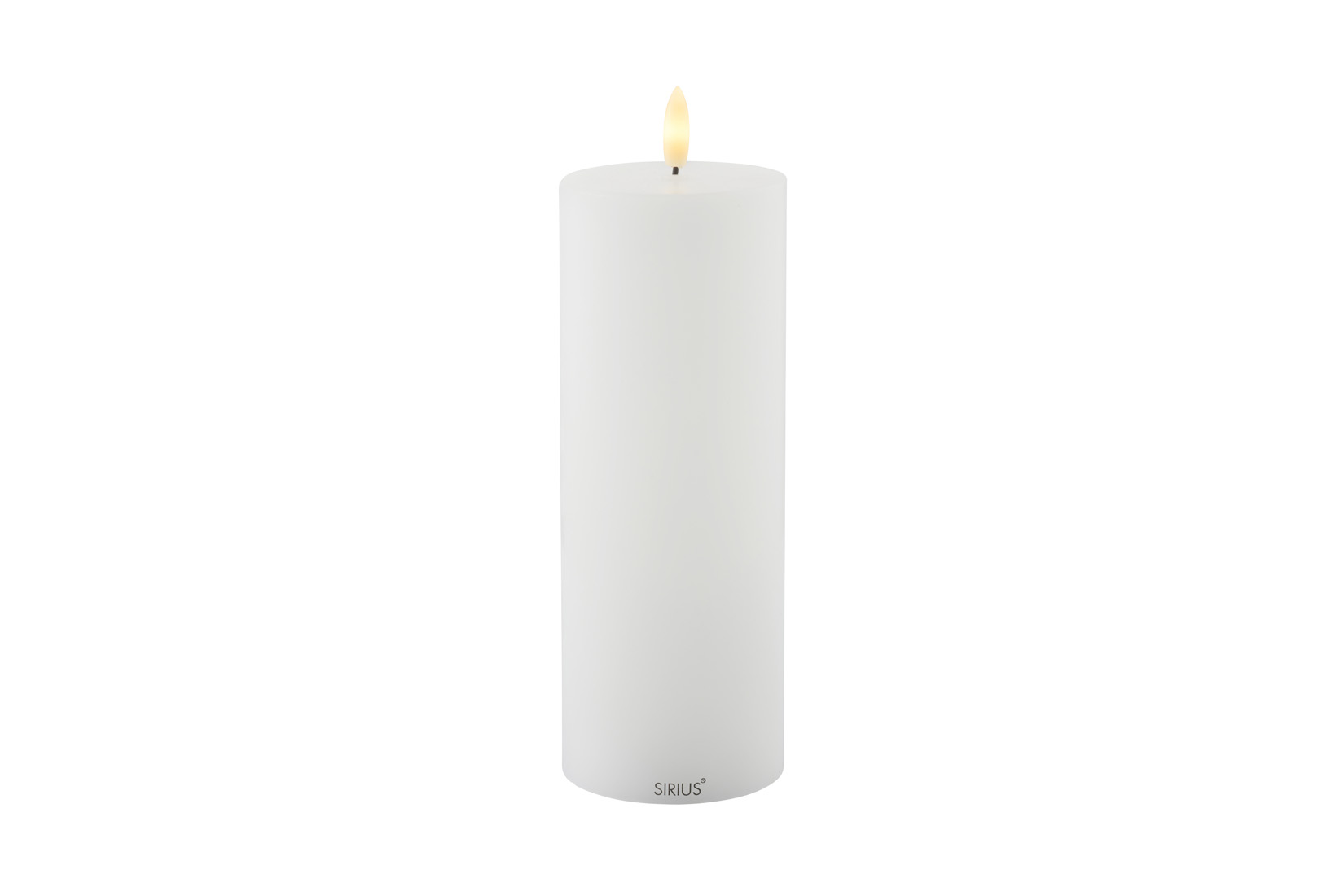 Bougie à LED Sille Rechargeable blanc