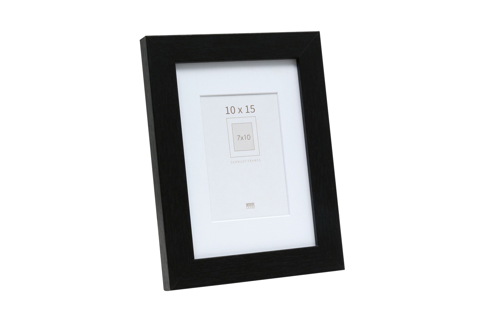 Fotokader S66KF2P1  15x10cm - hout & glas - zwart