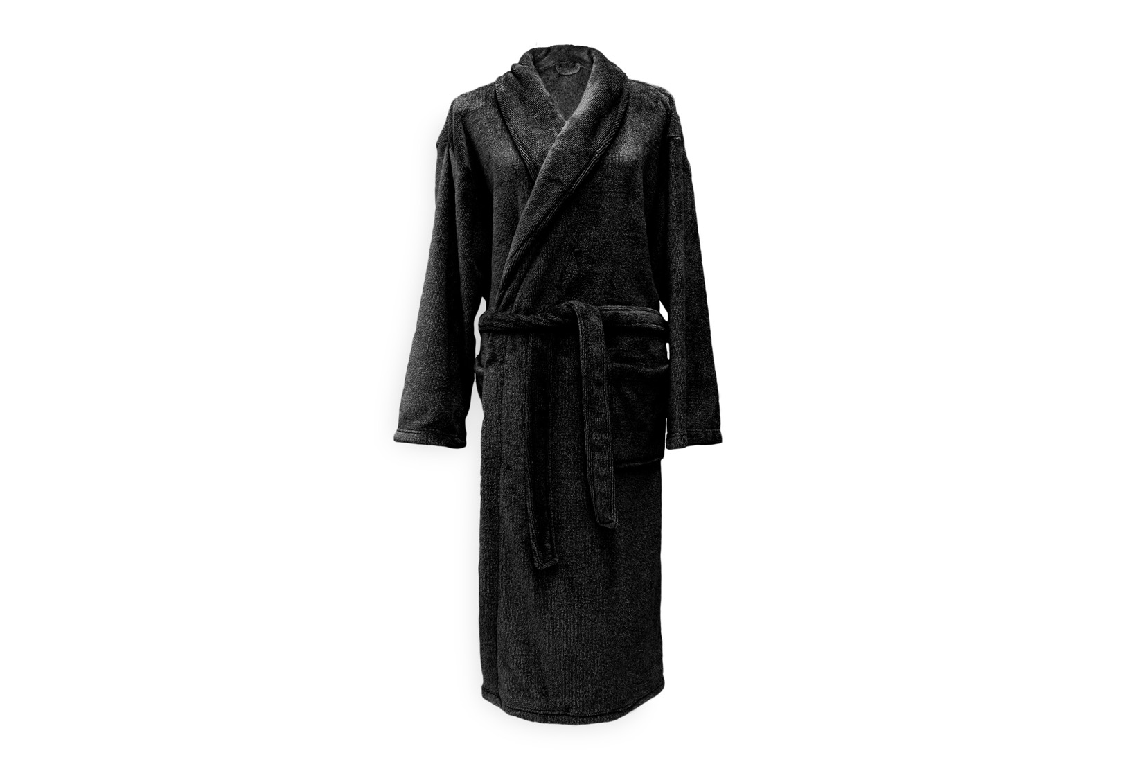Peignoir XL flanelle deep black