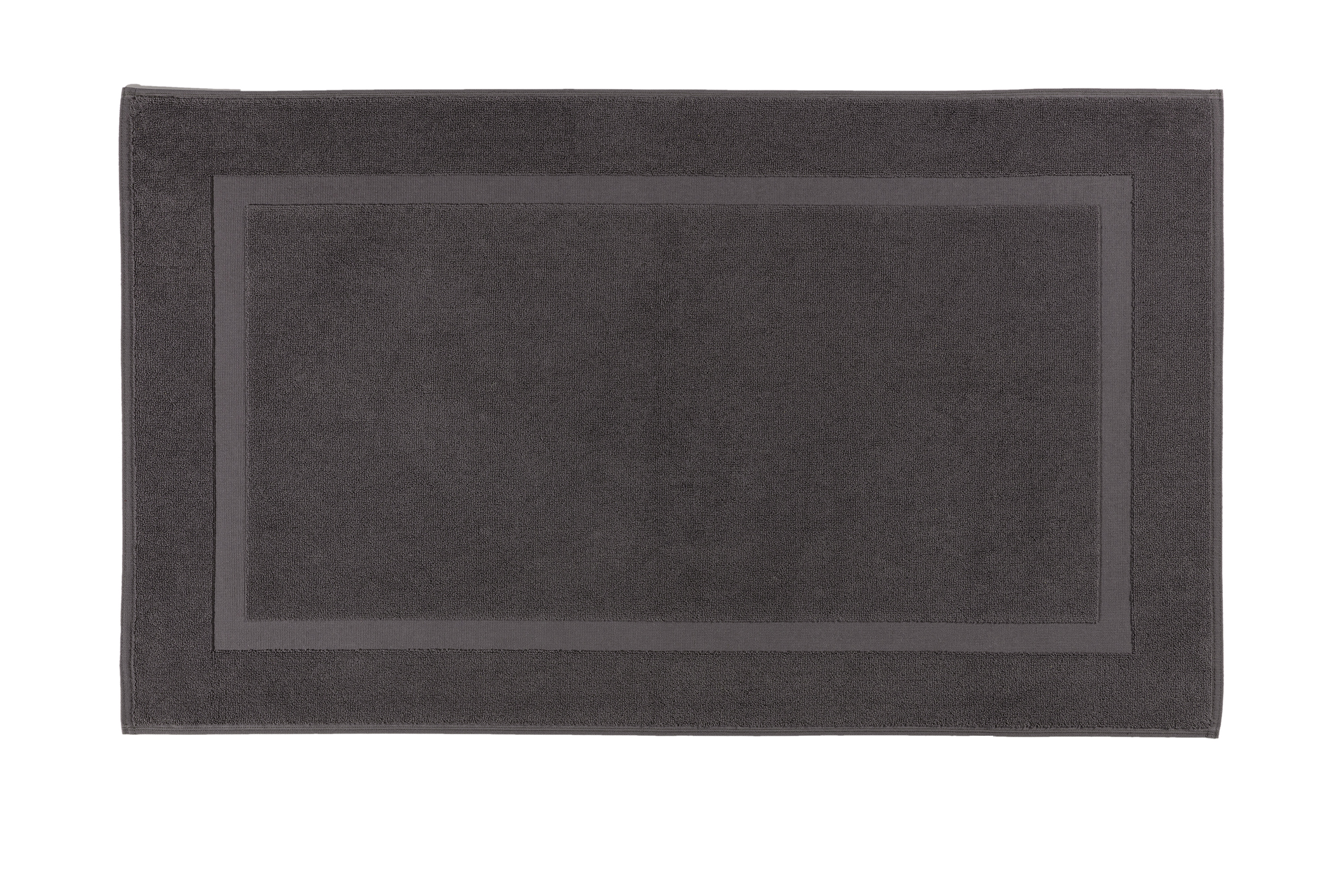 Tapis de bain Una 60x100cm - coton - charcoal