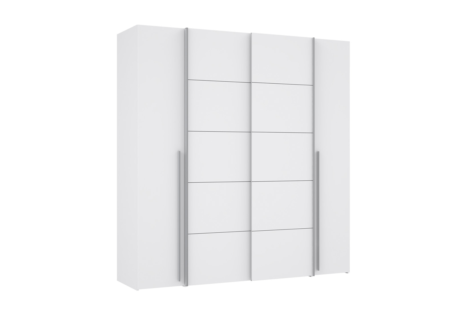 Garde-robe Narago 200cm - décor - blanc