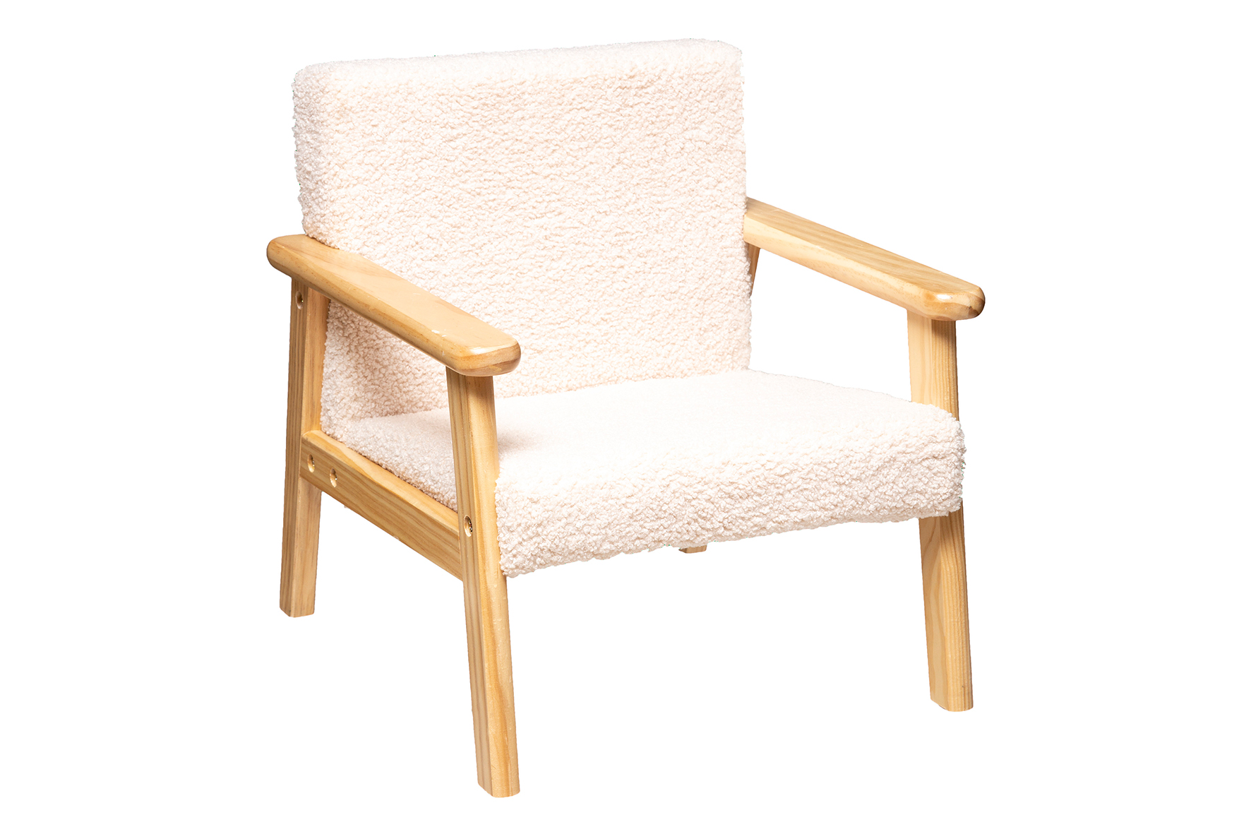 Fauteuil enfant Basile blanc