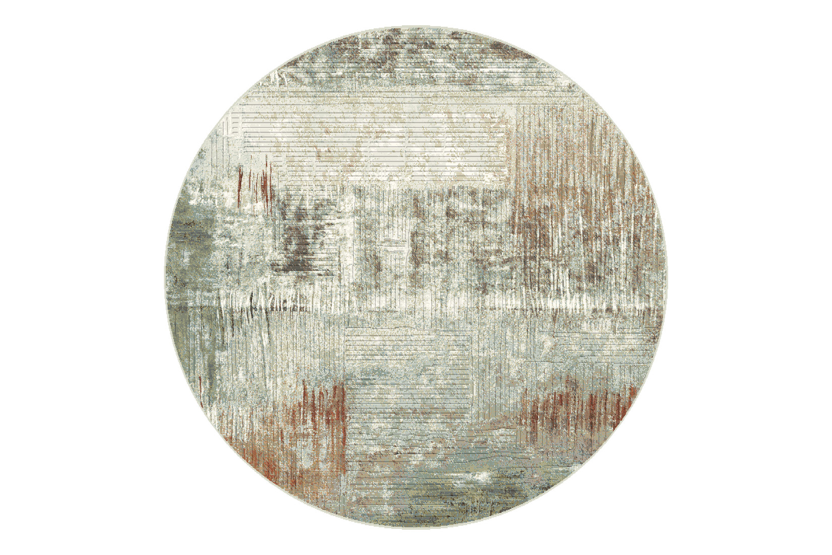 Rond tapijt Aspero Ø160cm - polyester - multicolor