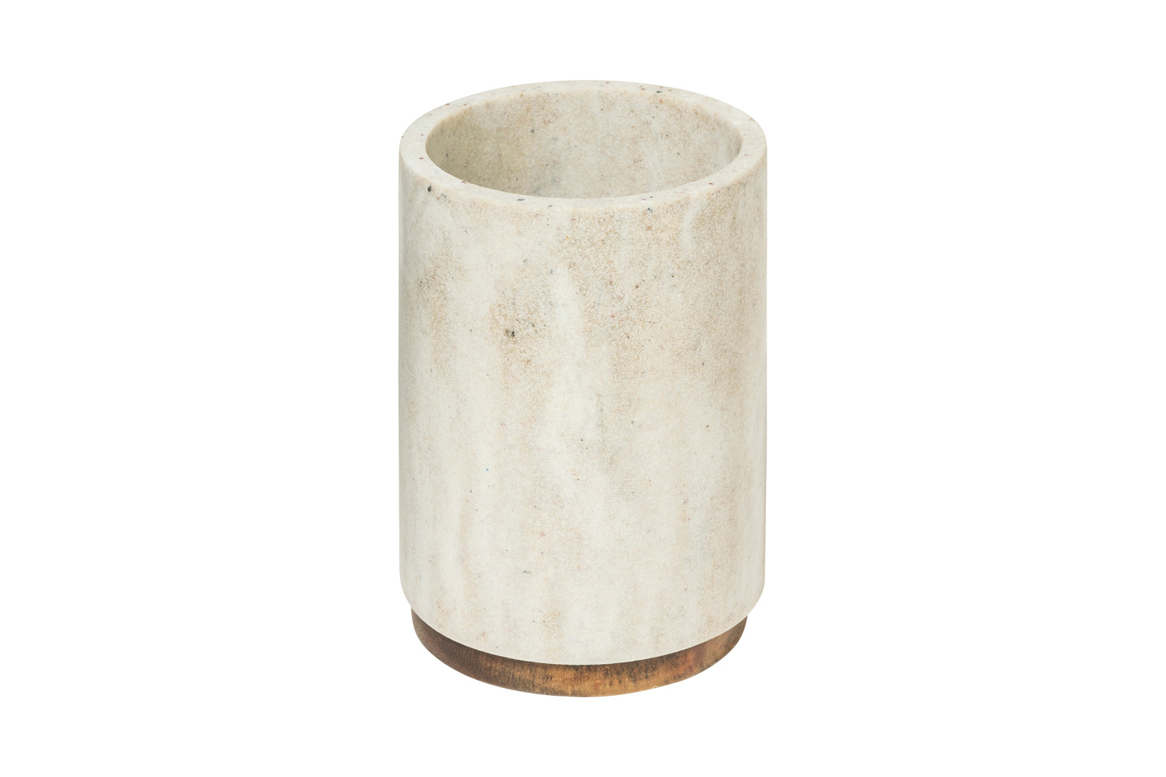 Beker Come Ø7x10,5cm - polystone - beige