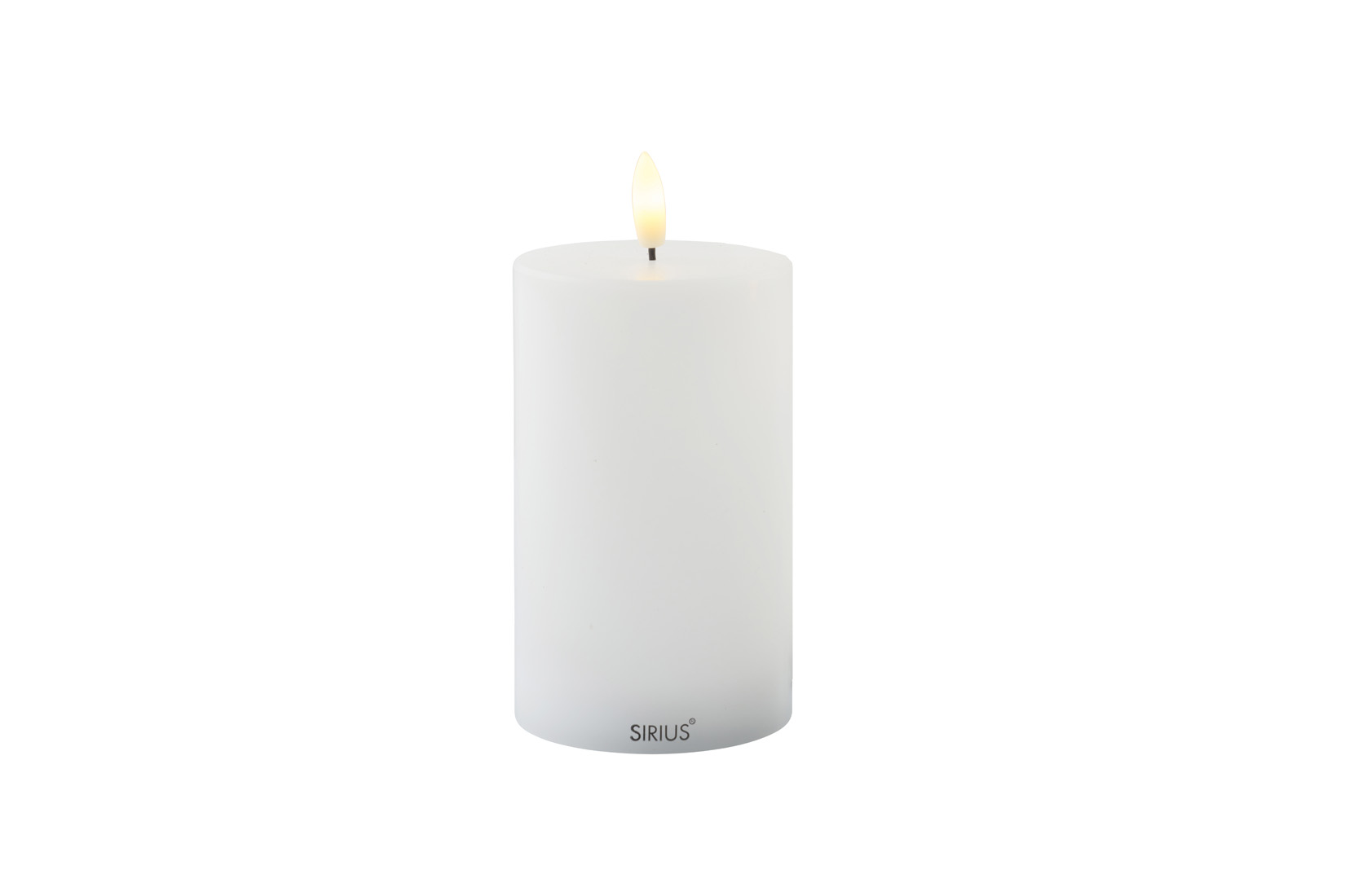 Bougie à LED Sille Rechargeable blanc