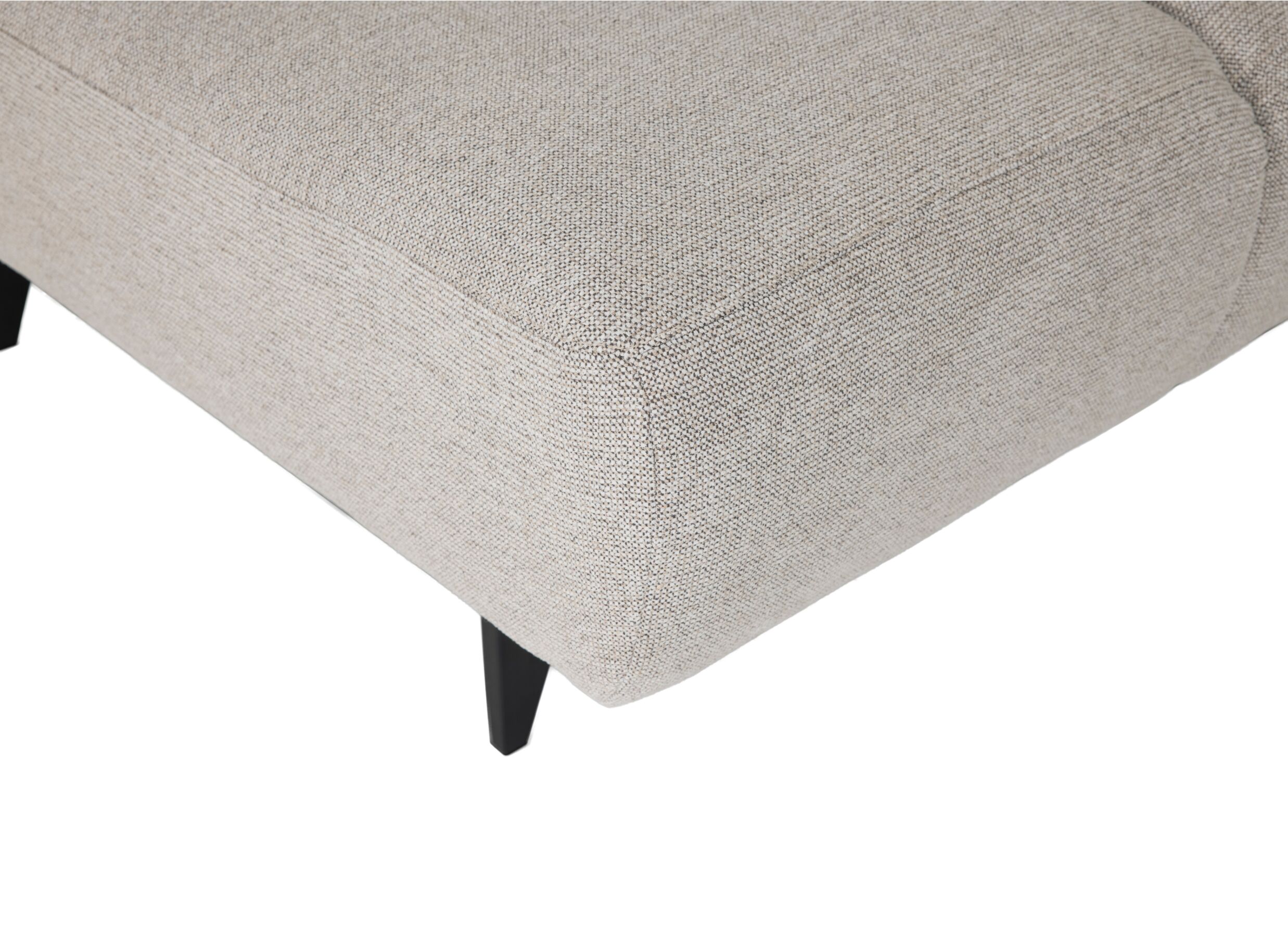 Detail - Canapé d'angle Culebra 291x231cm - tissu - beige