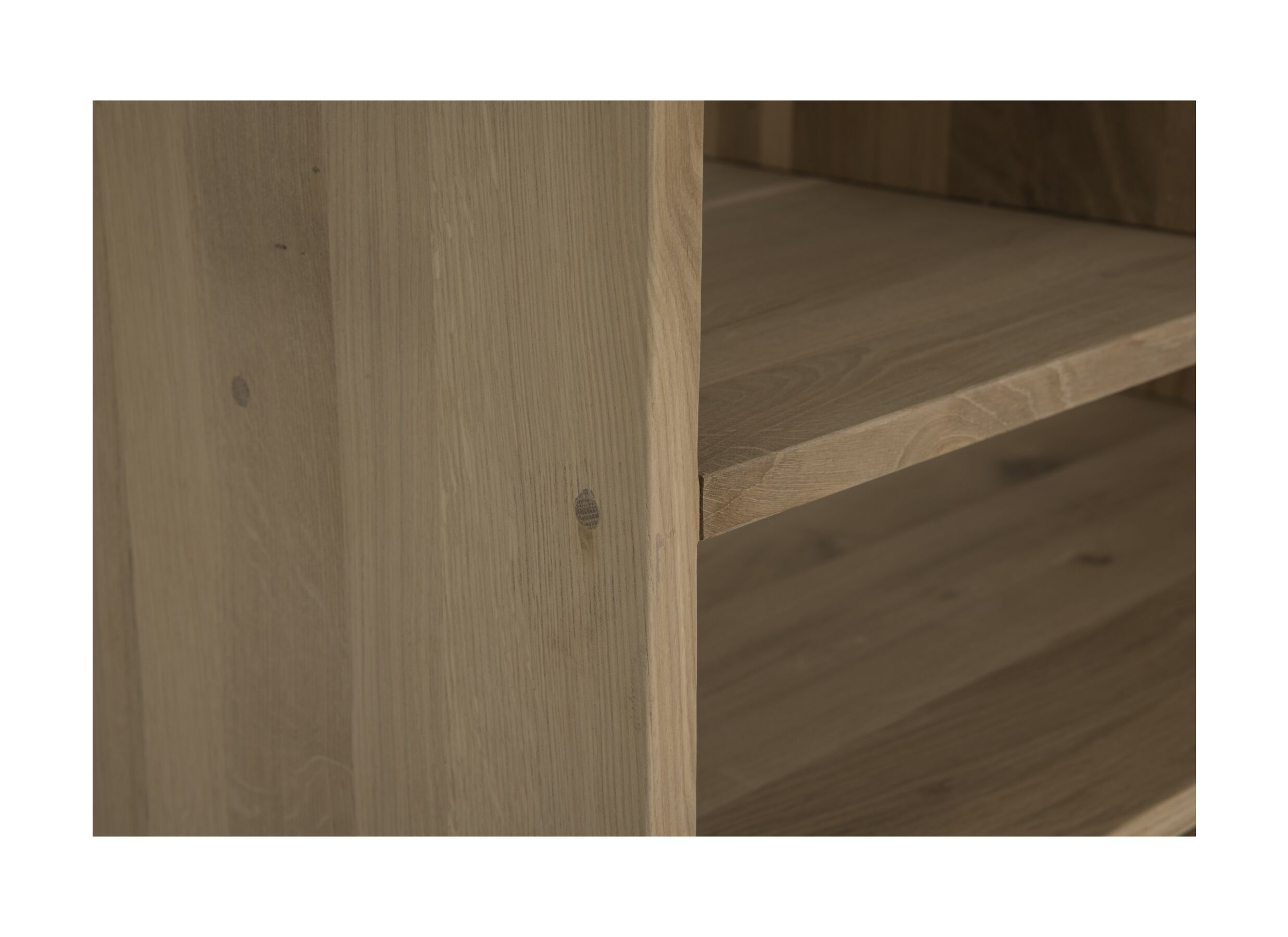 Detailfoto - Wandrek Robur 120x40x210cm - eik massief - naturel