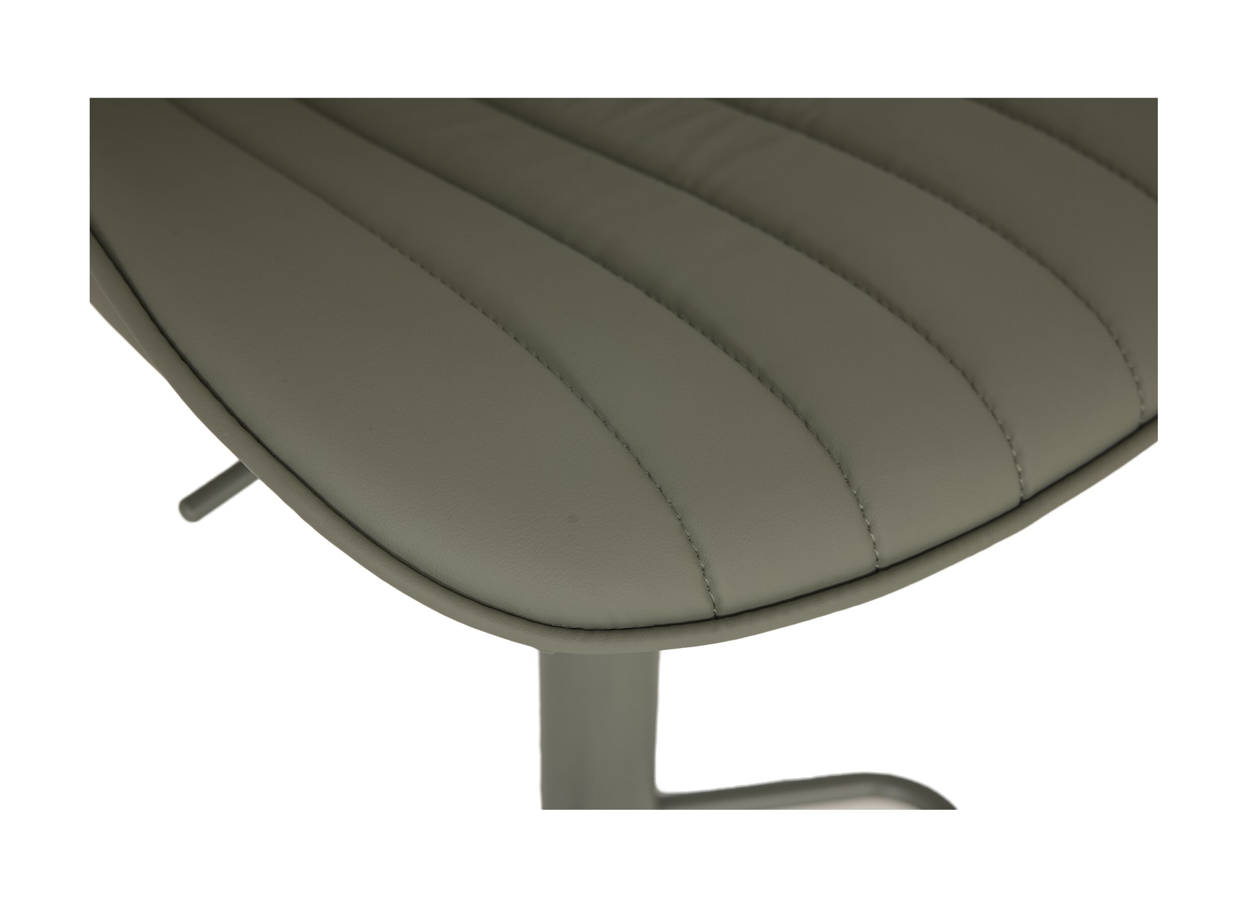 Detailfoto - Barstoel Gigolo ZH58-83cm - lederlook - groen