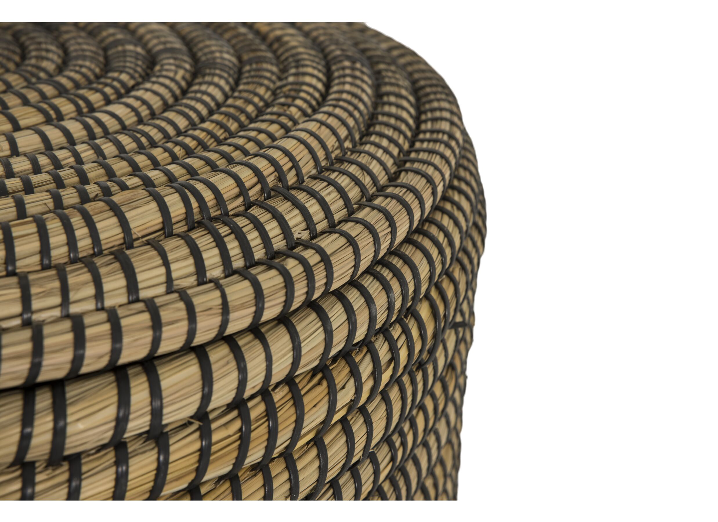 Detail - Panier à linge Yasuke Ø45x50/Ø40x45cm lot de 2 naturel