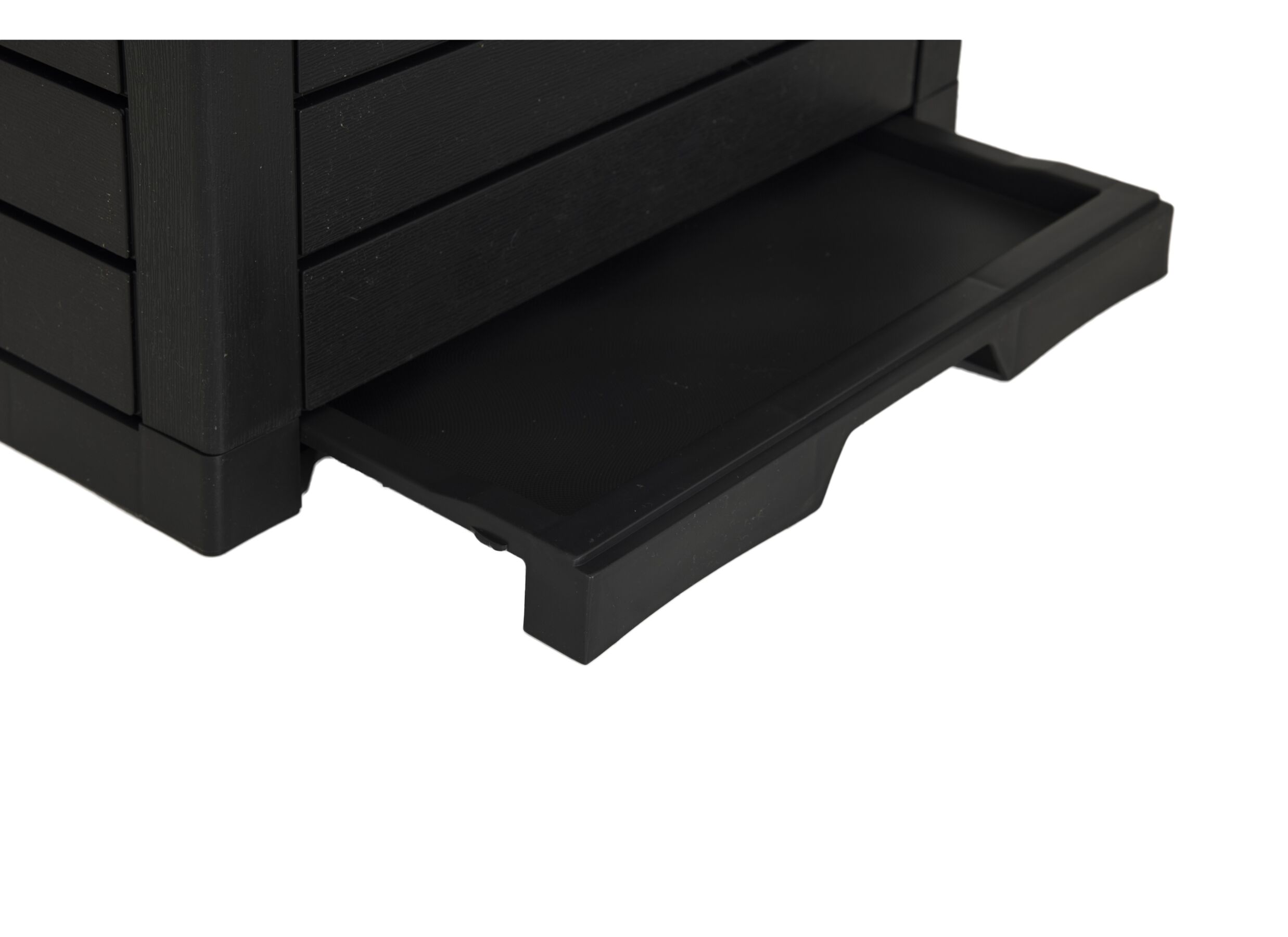 Detail - Poubelle 41x41x86cm - plastique - anthracite