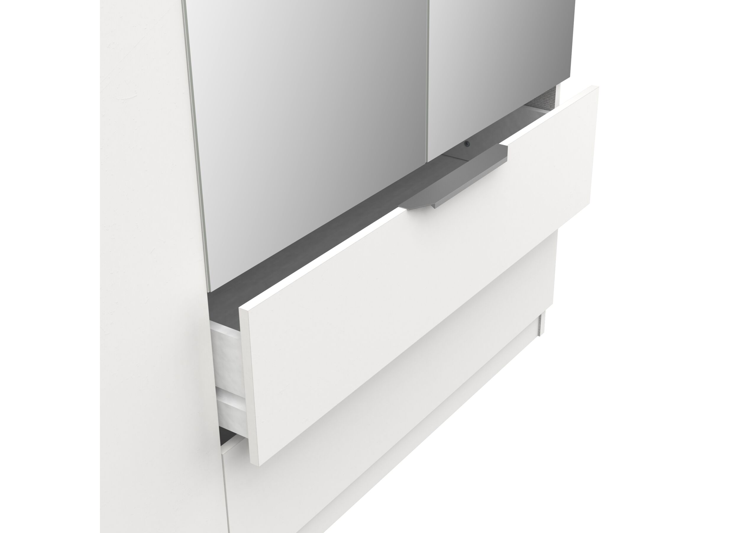 Kleerkast Ghost 157cm - decor - wit